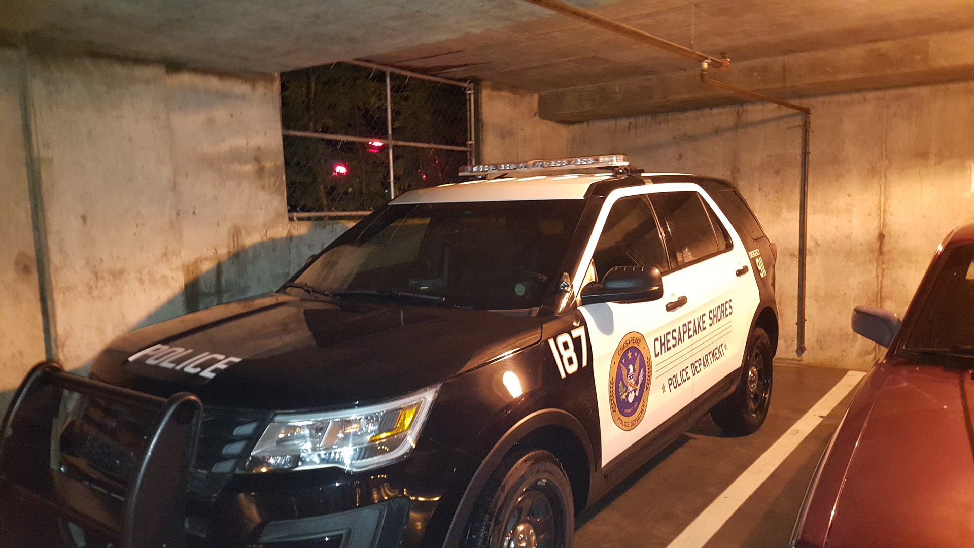 Finished product for picture cars Police SUV for Television