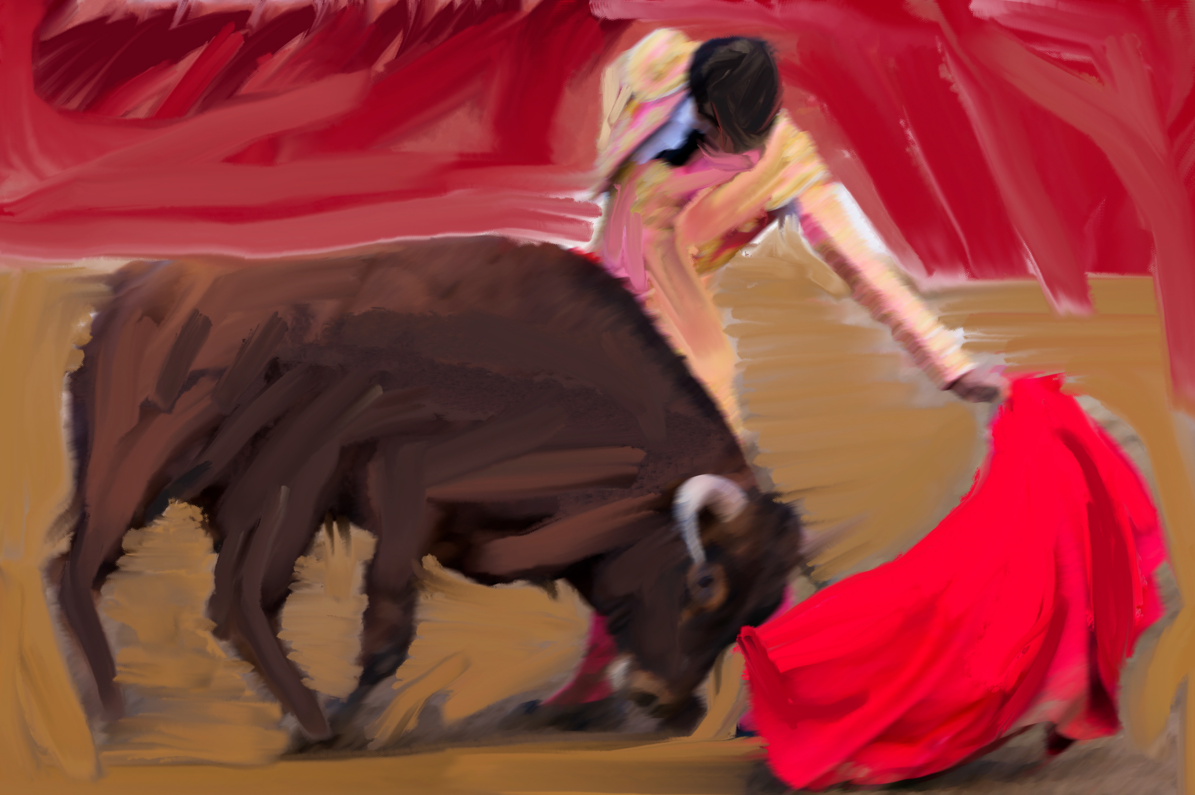 Photoshop painting for a feature film still in production