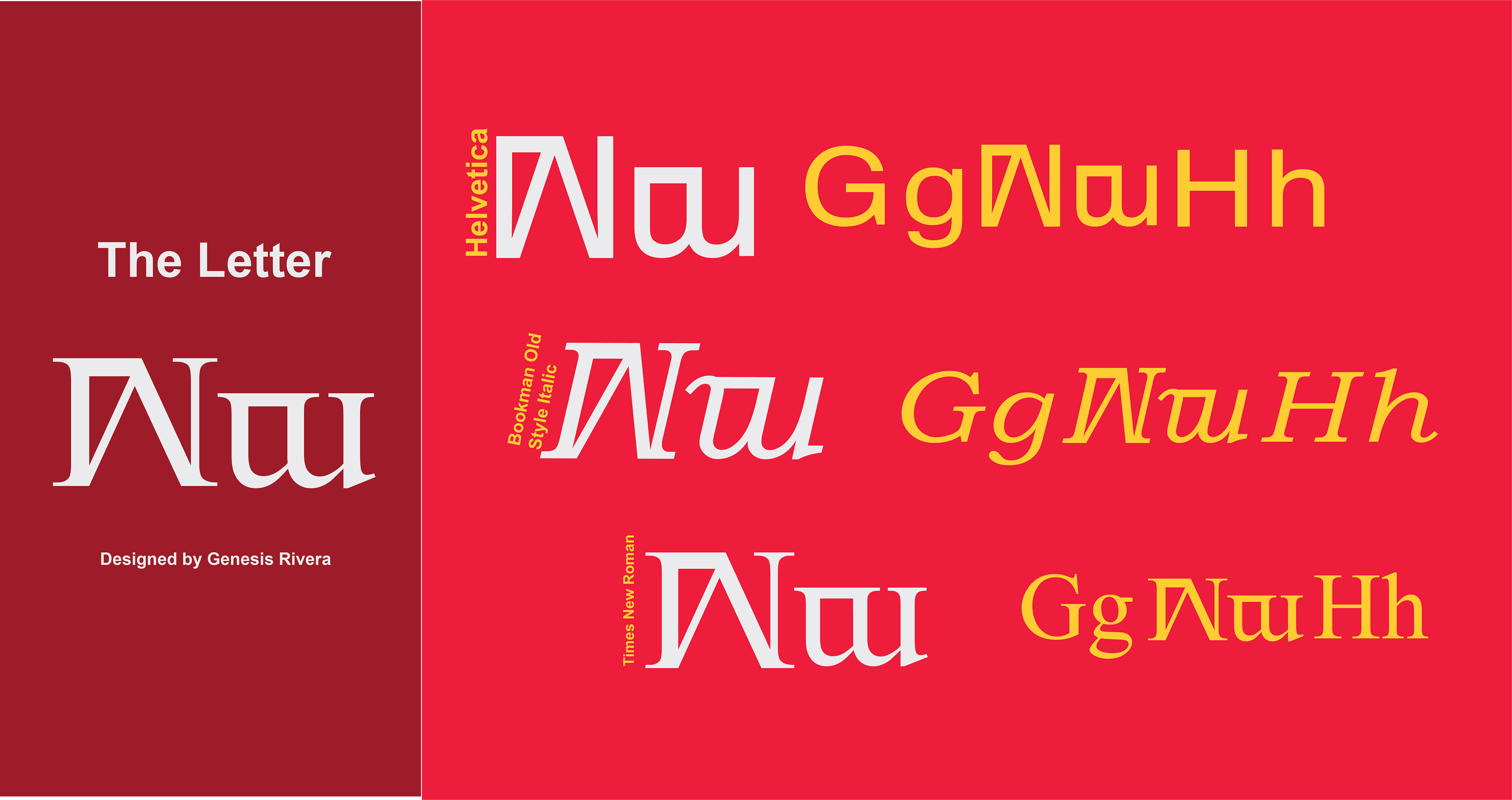 New Letter Type by Genesis Rivera