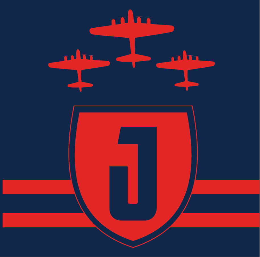 Illustrated Letter J - 1940s War Zone
