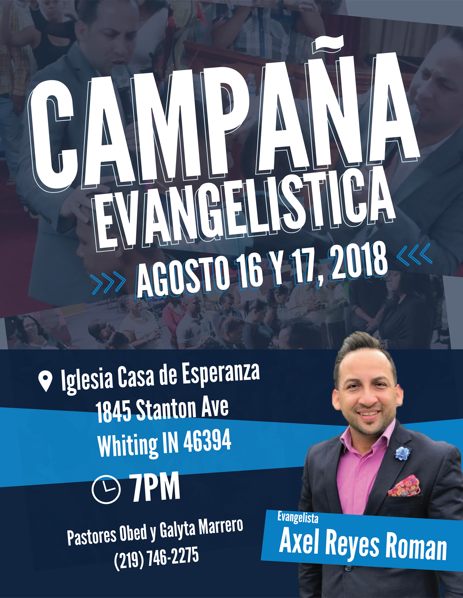 Campaña Evangelistica - House of Hope Whiting, Indiana