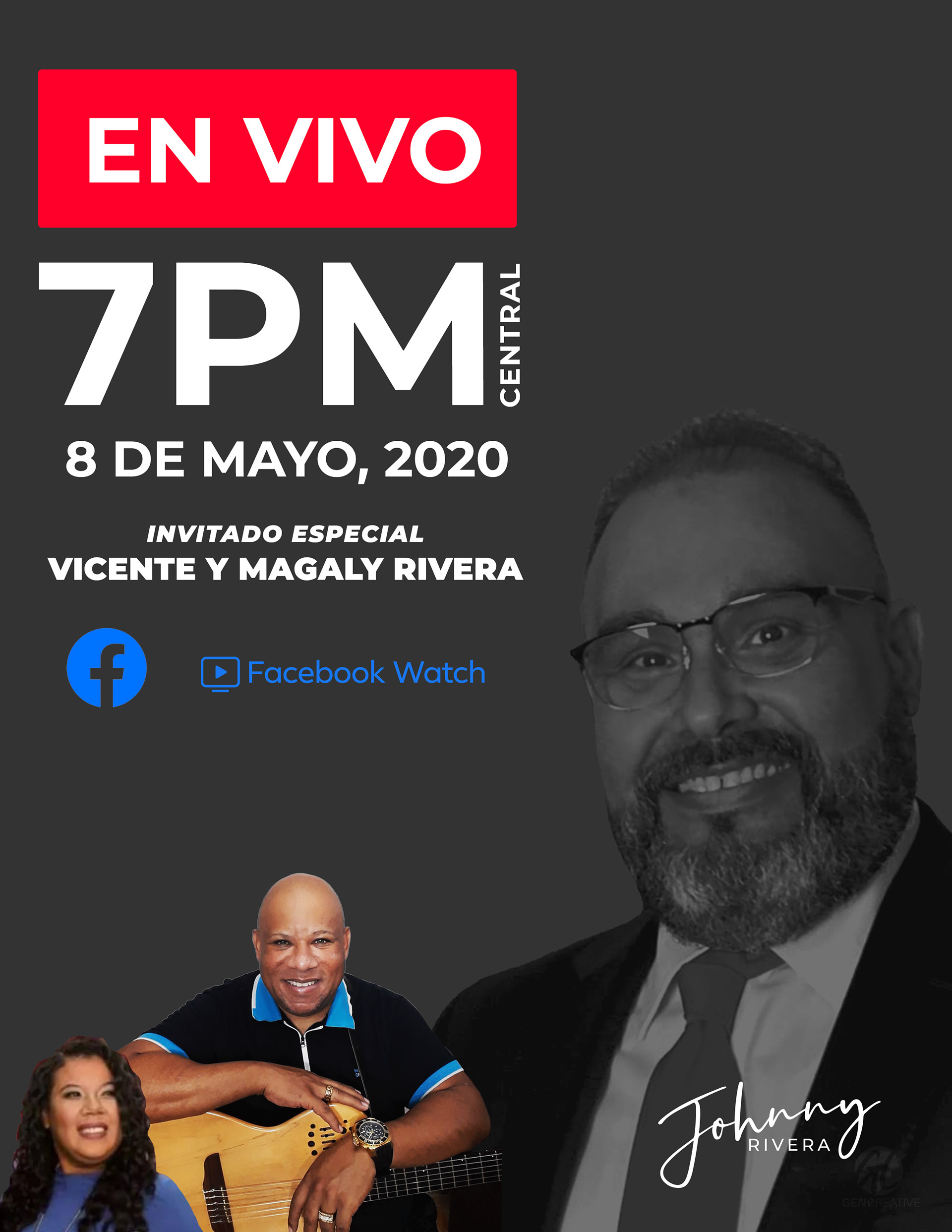 Facebook Live Concert with Nación Santa ( Vicente Rivera y Magaly)