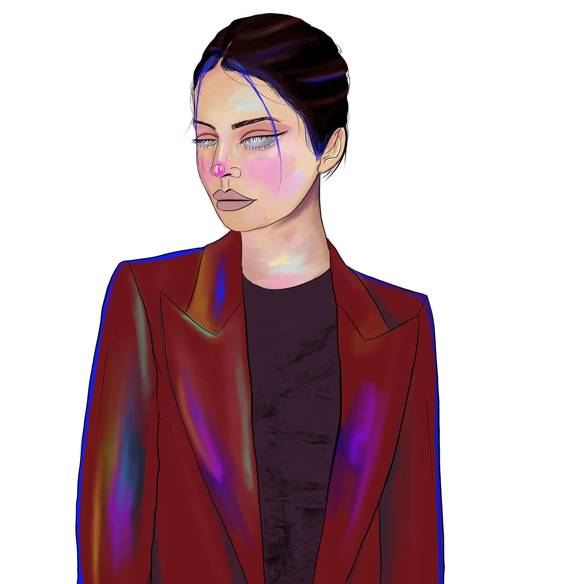 DIGITAL ILLUSTRATIONS (PORTRAITS AND FASHION ILLUSTRATIONS)