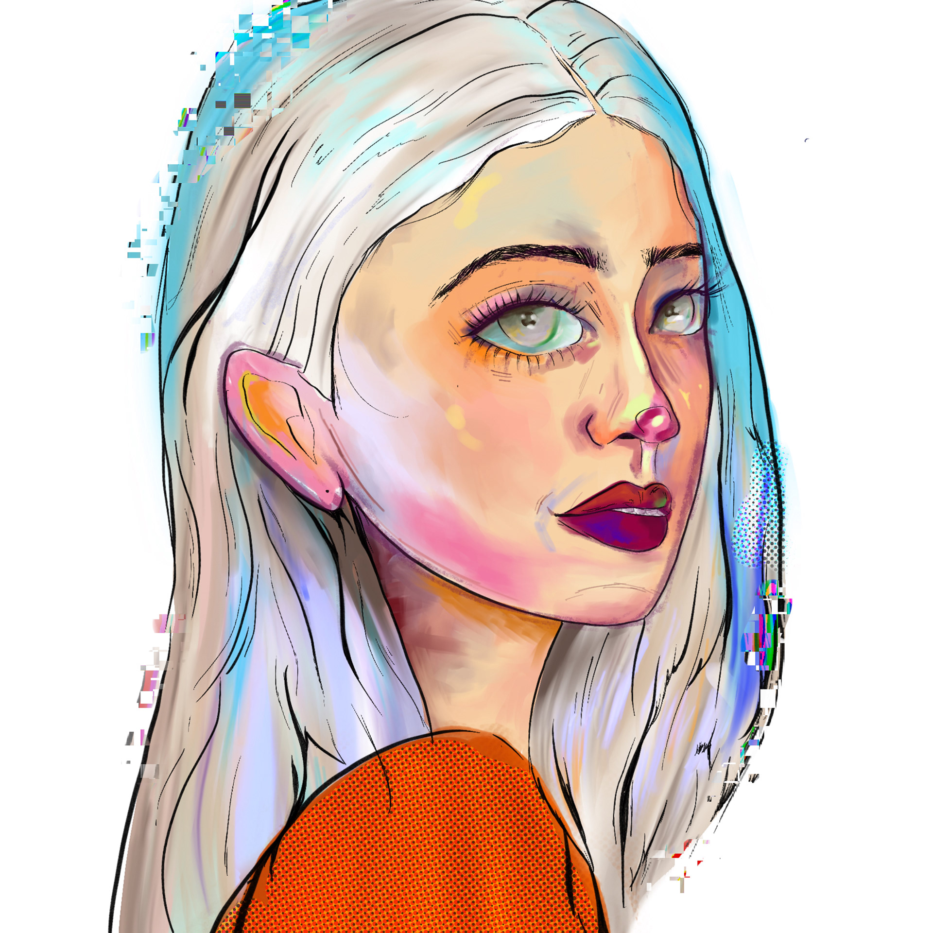 DIGITAL ILLUSTRATIONS (PORTRAITS AND FASHION ILLUSTRATIONS)