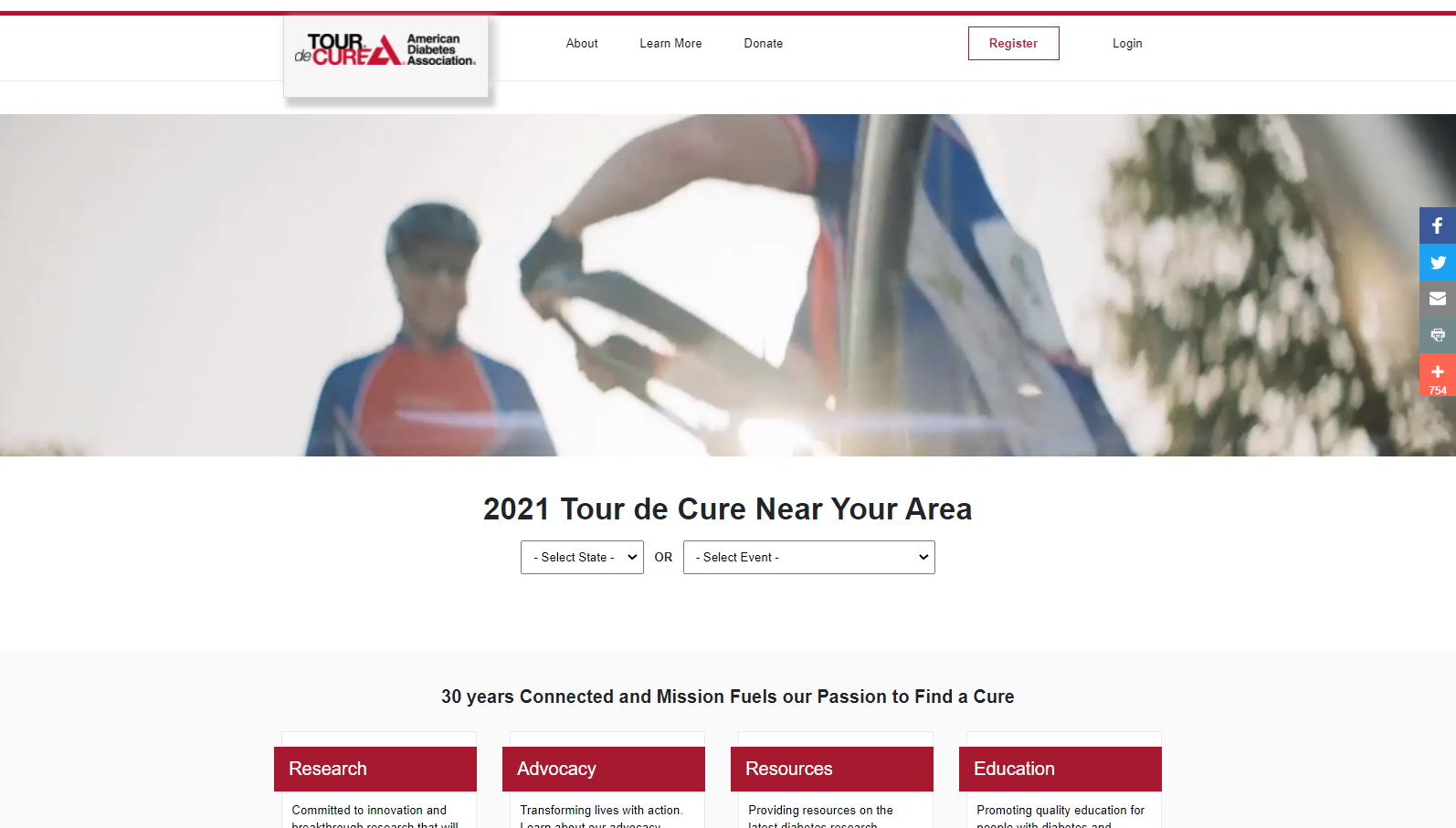 Tour de Cure's Homepage