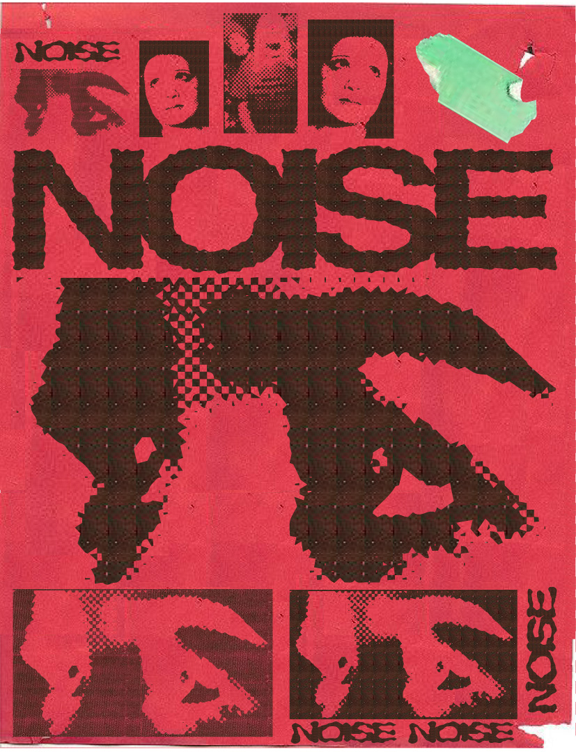 Another exploration in creating the copy machine flyer look digitally.