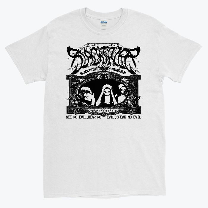 A design for my the first brand I created "SLACKTRIBE" made as an Everpress project. The T-shirt design ended up being featured on their site.