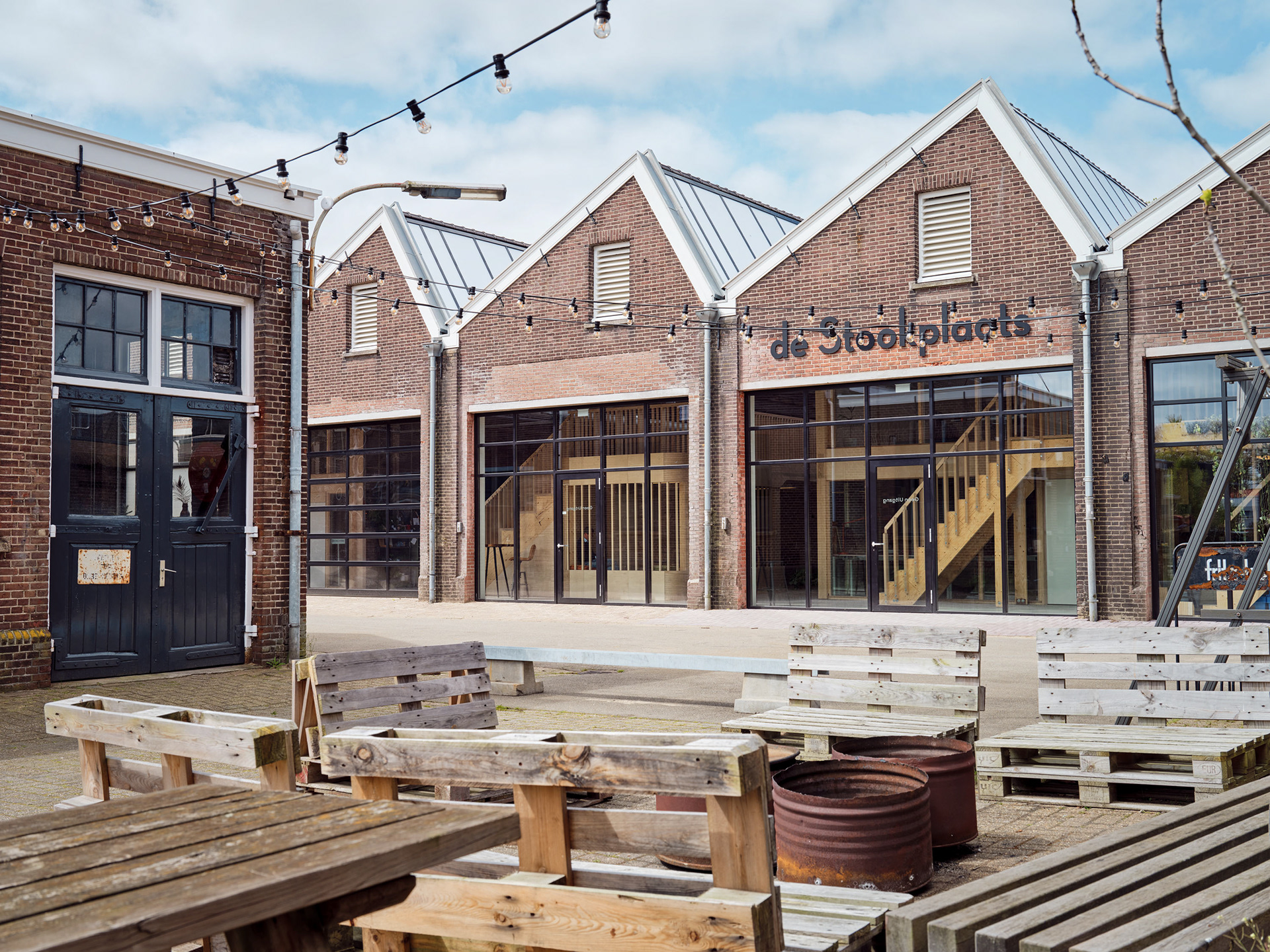 Renovated workspace where innovative and creative impact makers work and meet.