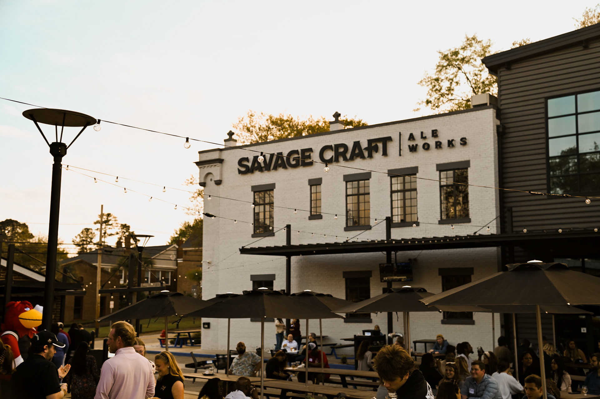 Exterior of the event location: Savage Craft Ale Works