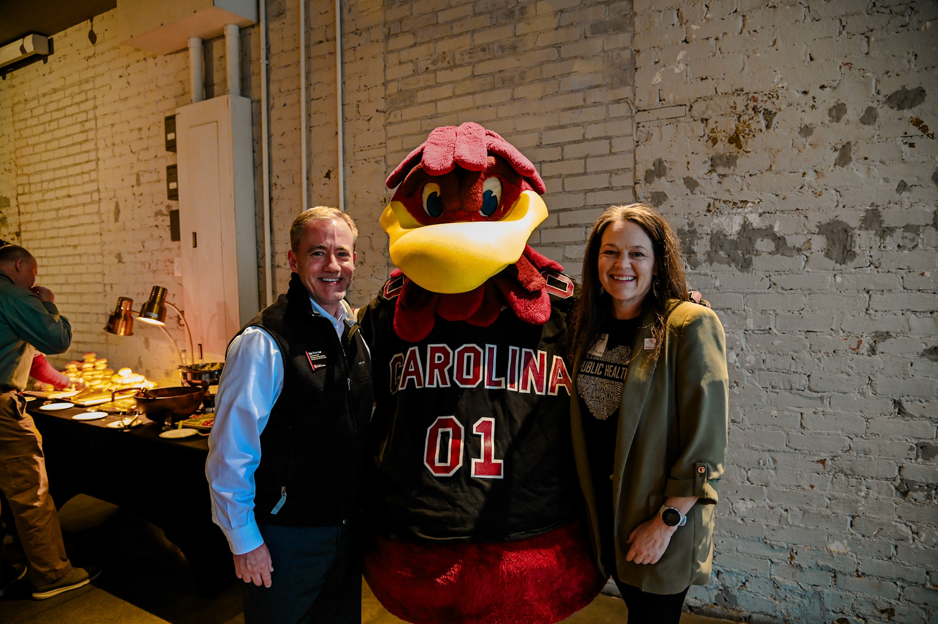 Cocky posing with Dean Sabo-Atwood and Lee Pearson
