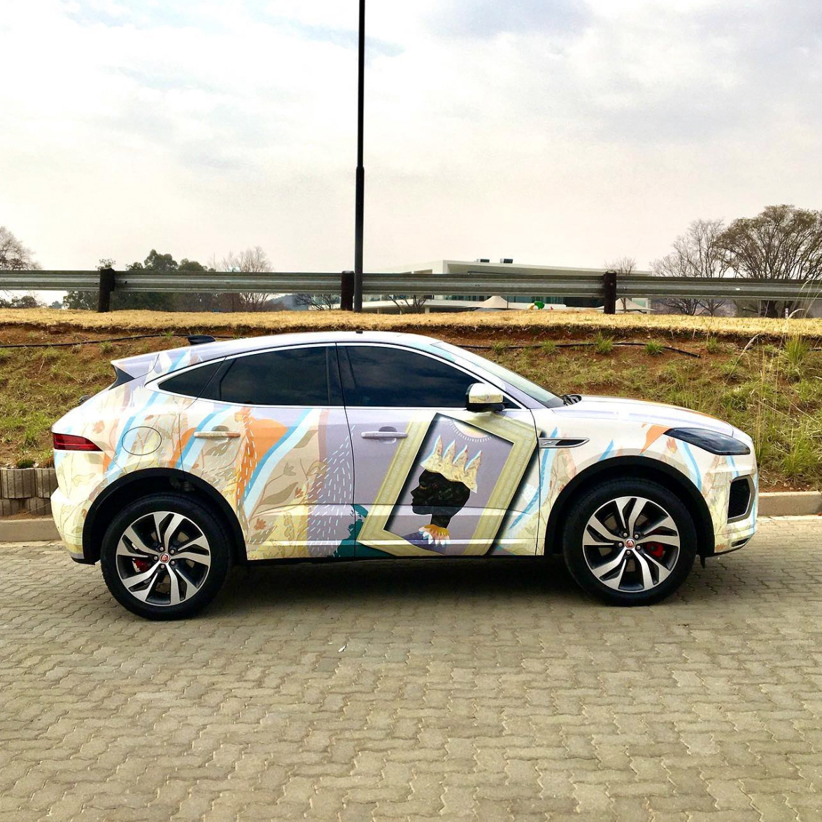 Jaguar x Give Her a Crown Campaign: Custom Jaguar F Pace