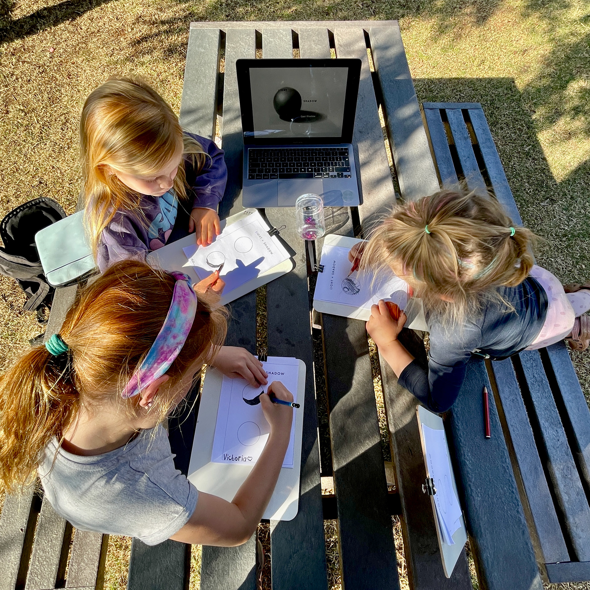 learning about light and shadow