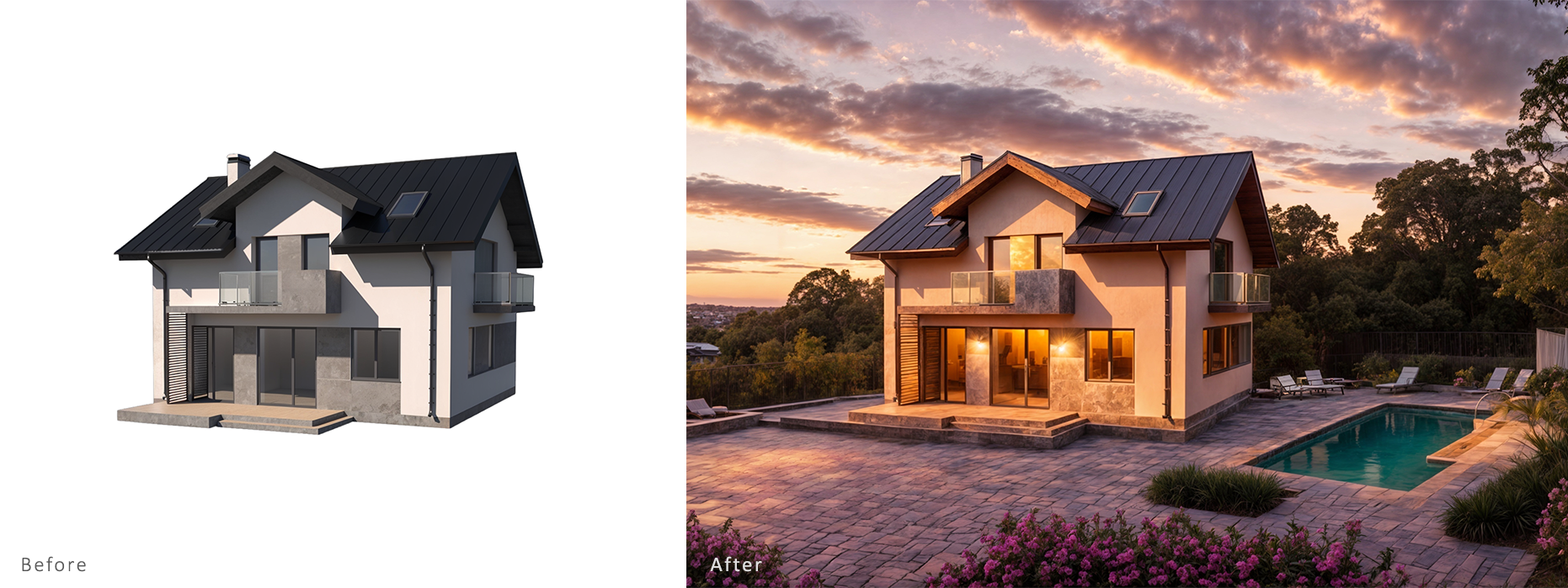Background generation / working with 3D Renders