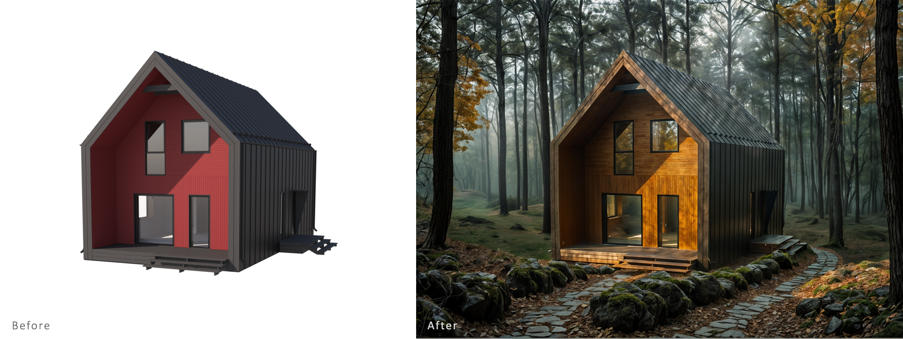 Background generation / working with 3D Renders