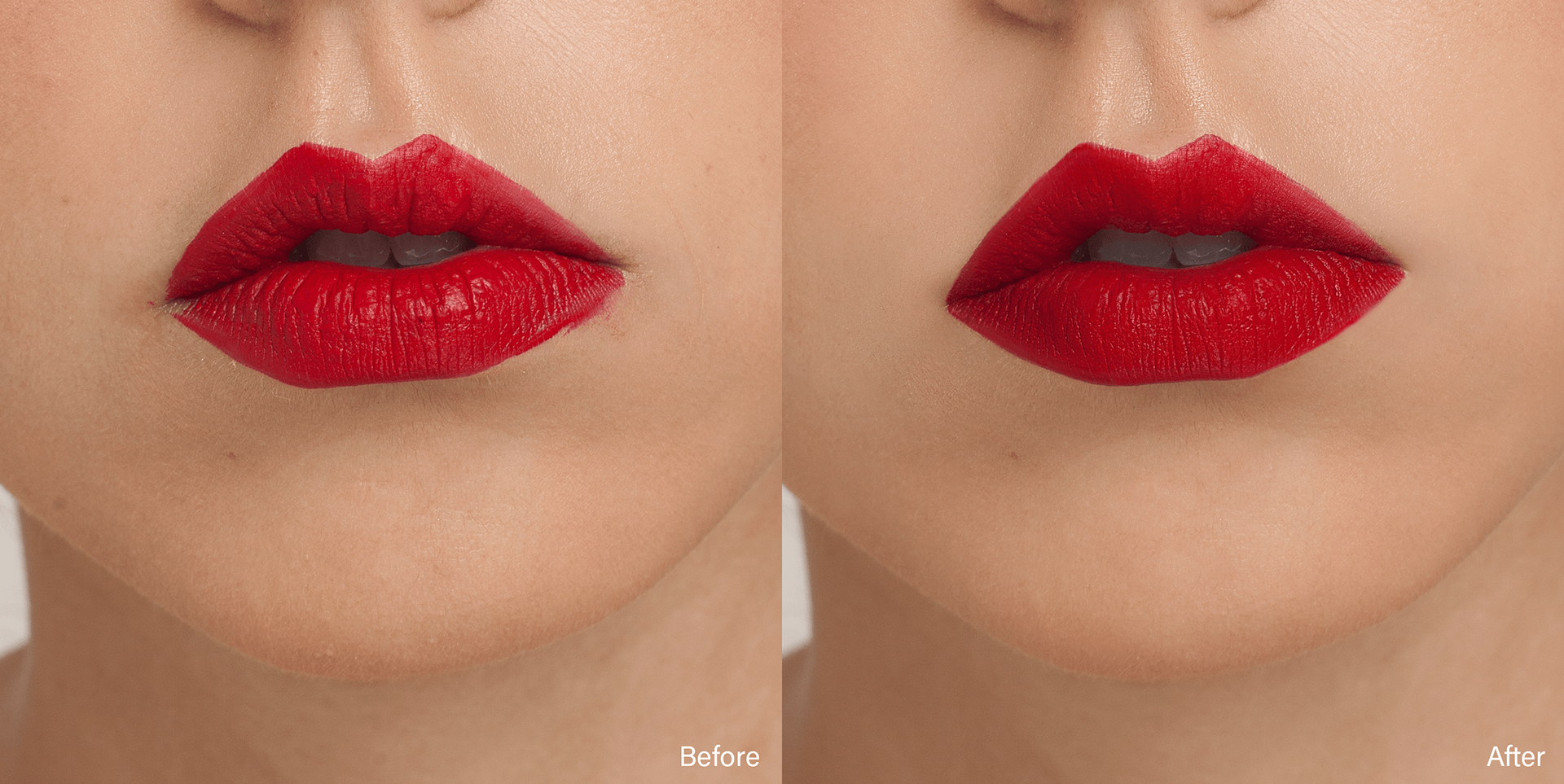 Working with matt make-up