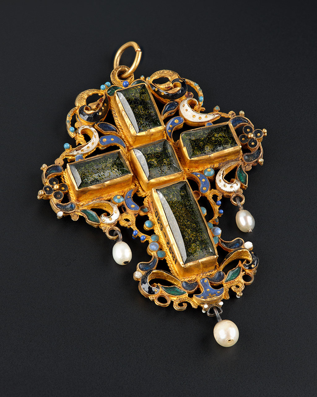 Pendant cross. France, 16th century