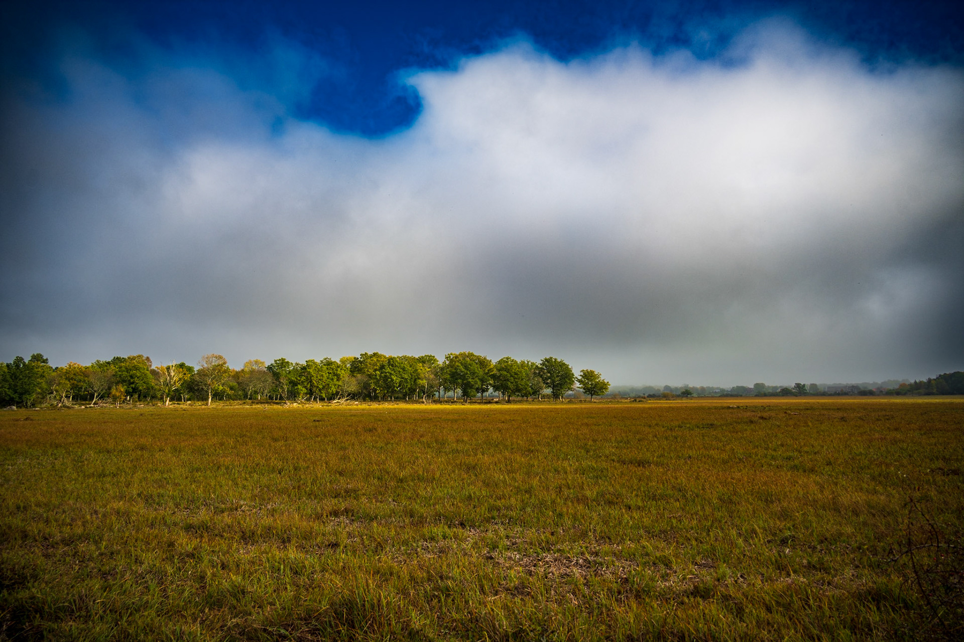 A hazy day at Älekinta in October