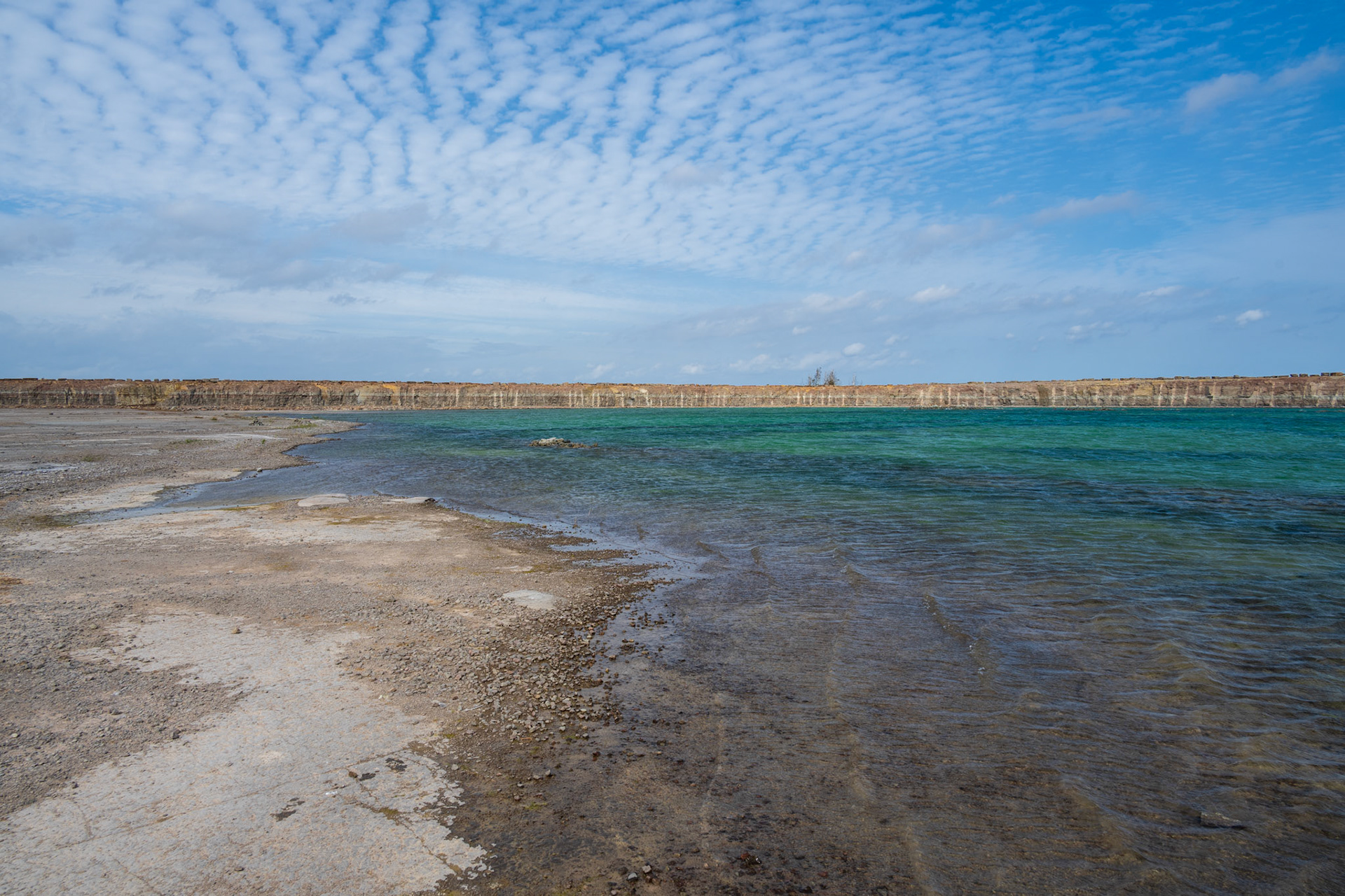 The old limestone quarry, Öland.