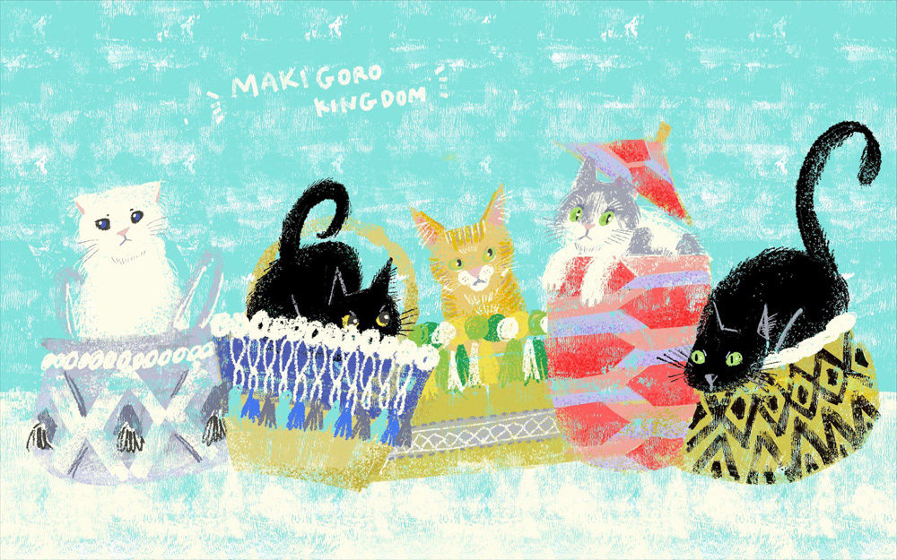 pet portrait 'Makigoro kingdom'