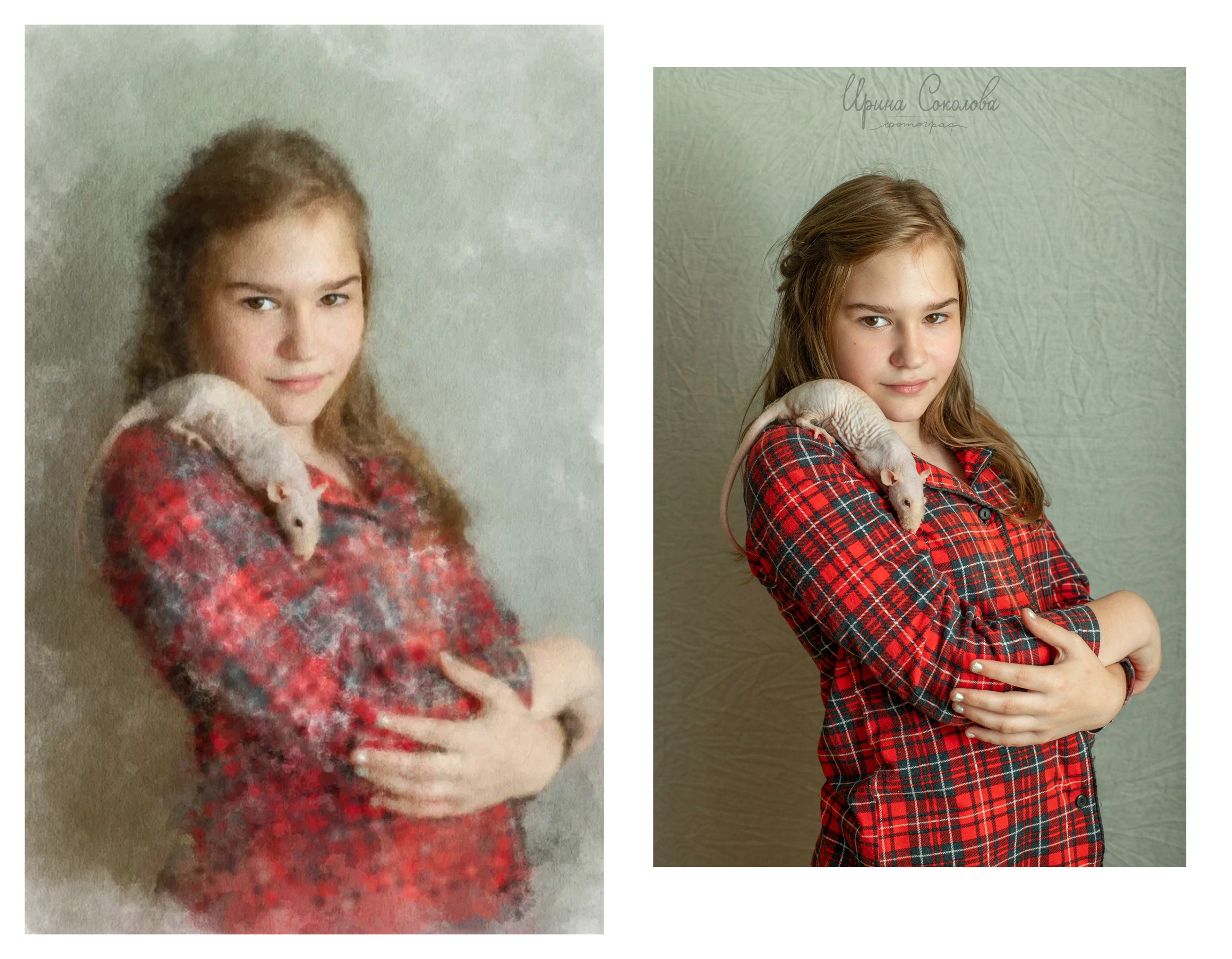 Стилизация под акварель