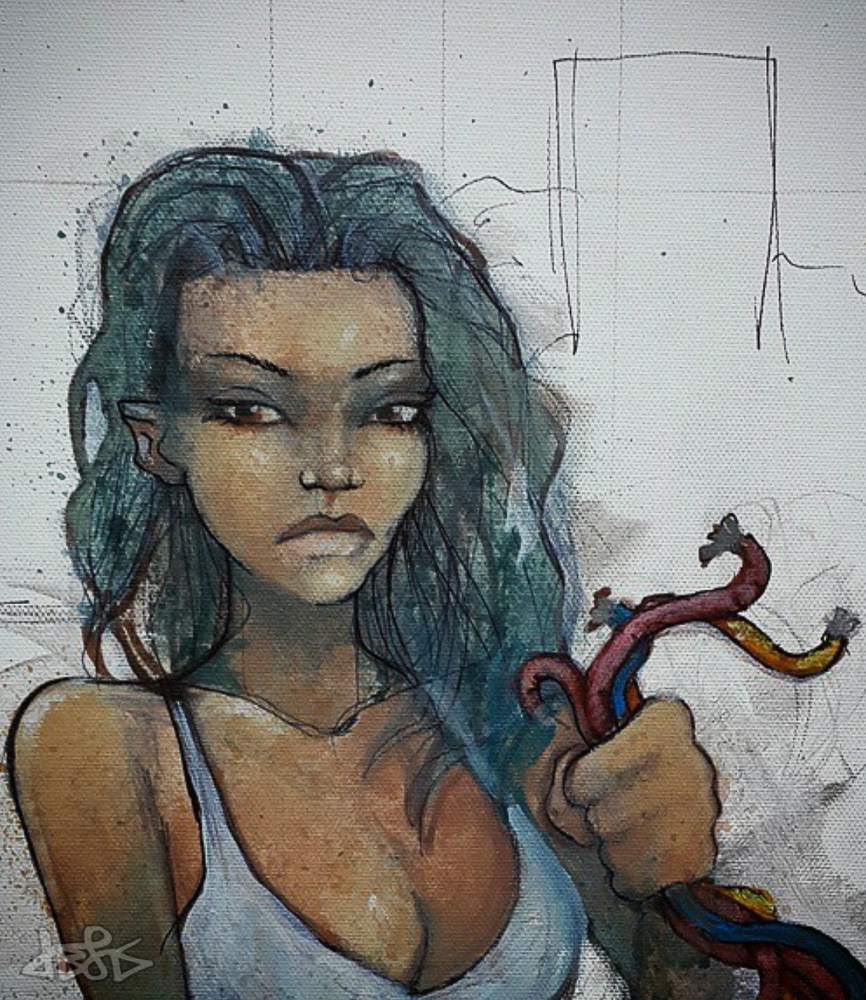 'Untitled' - Acrylic on canvas, 2016