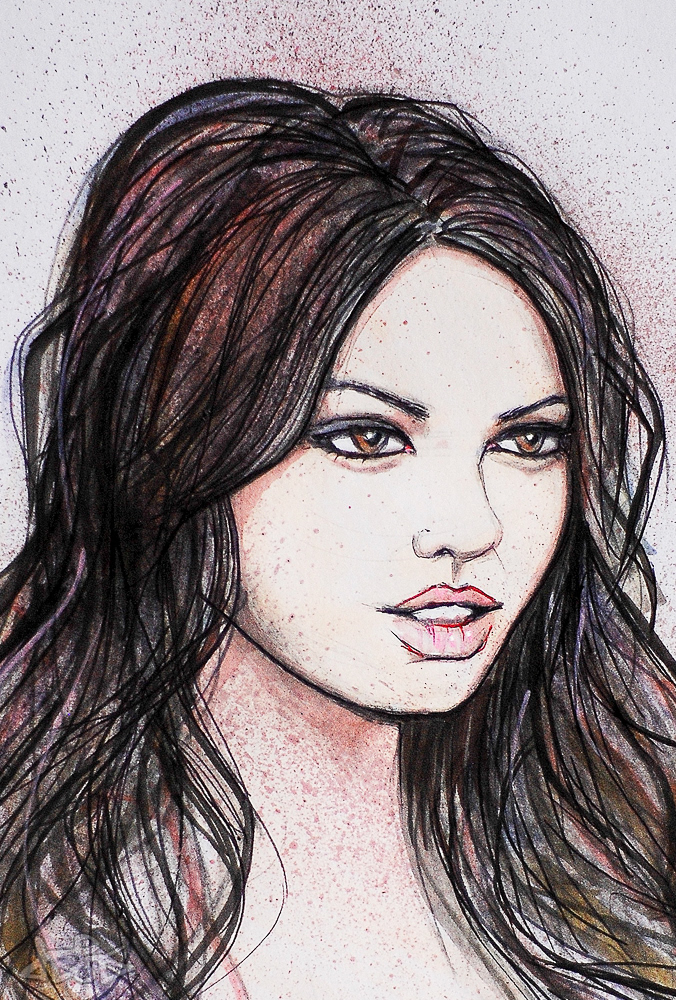 'MILA' - Ink on paper, 2013