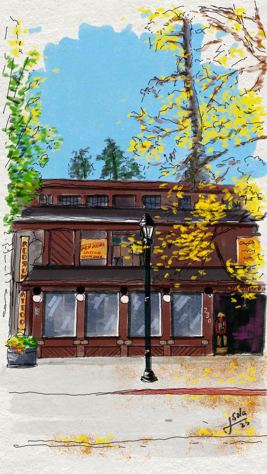 Downtown Estes Park, CO.