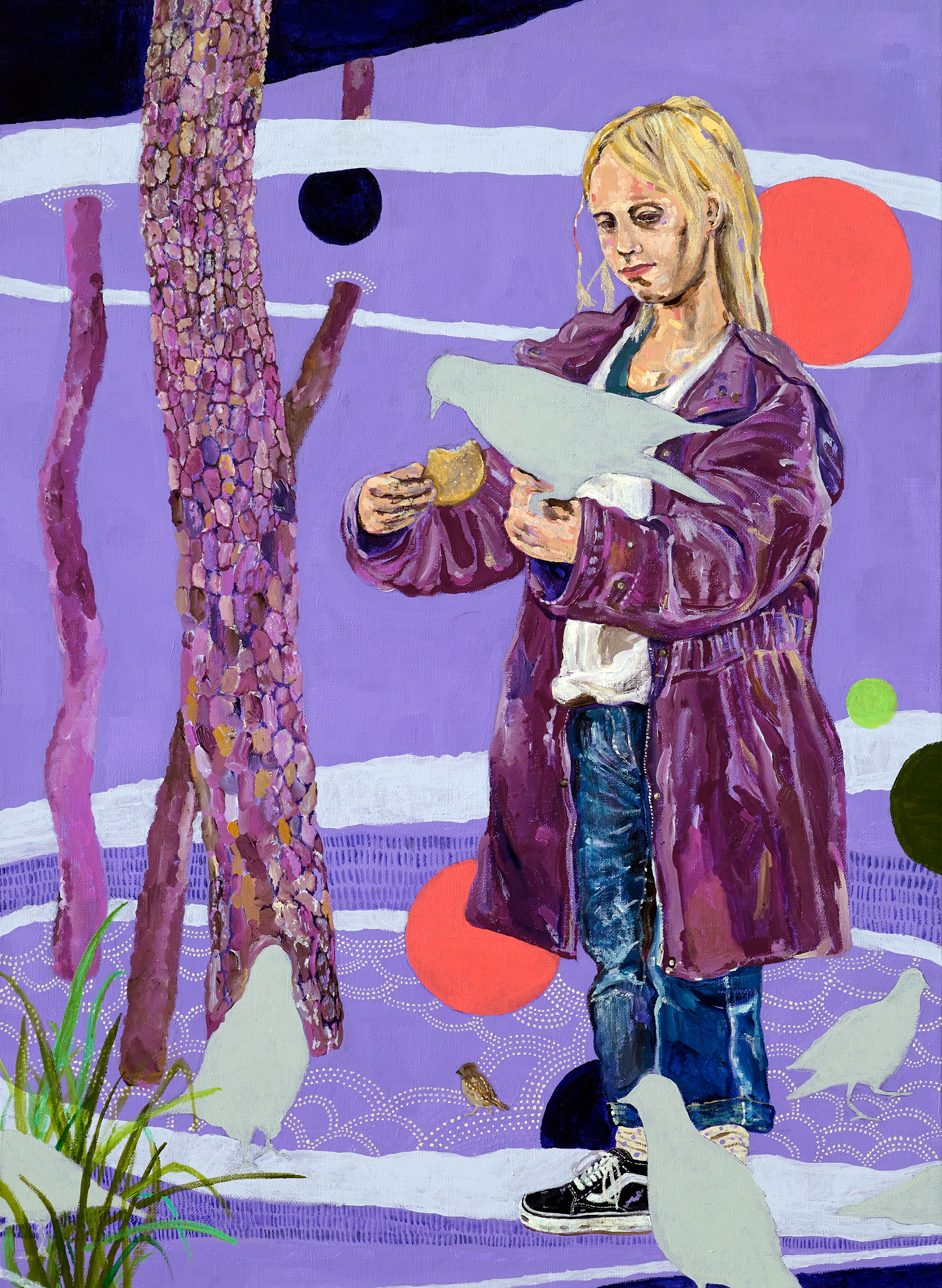 Childhood innocence, Acrylic on canvas, 72.7x53.0cm, 2019