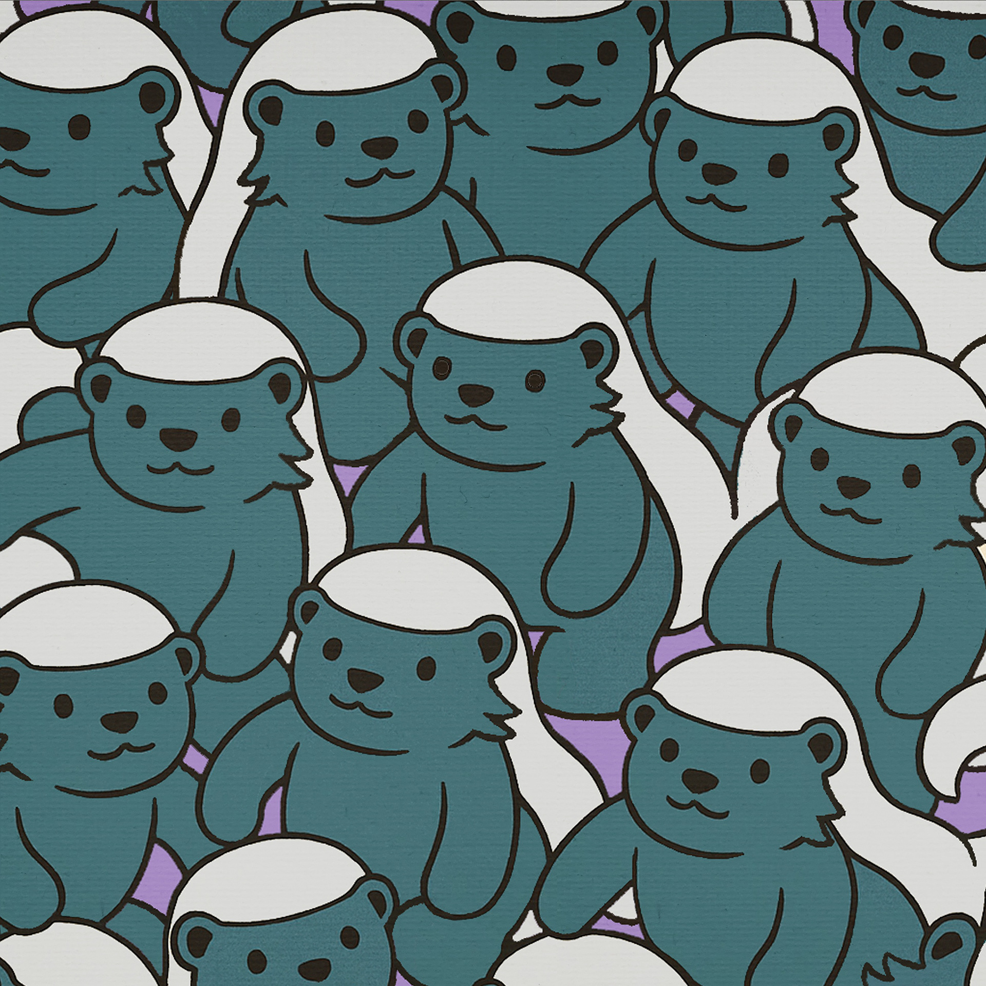 Hongdae afterglow, 15x15cm, Acrylic on canvas, 2025