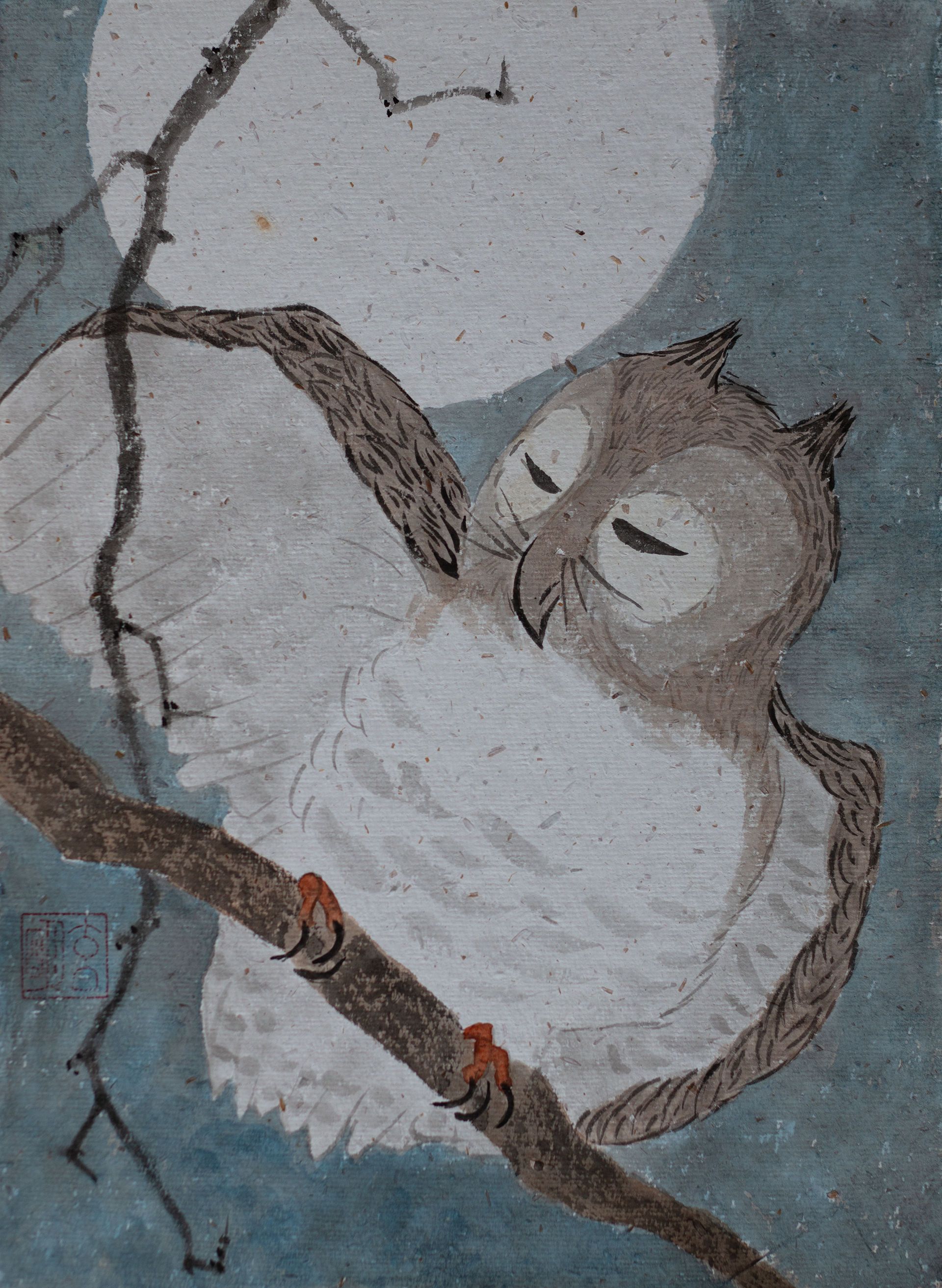 Under my wing - £390 (Framed 40x50cm)