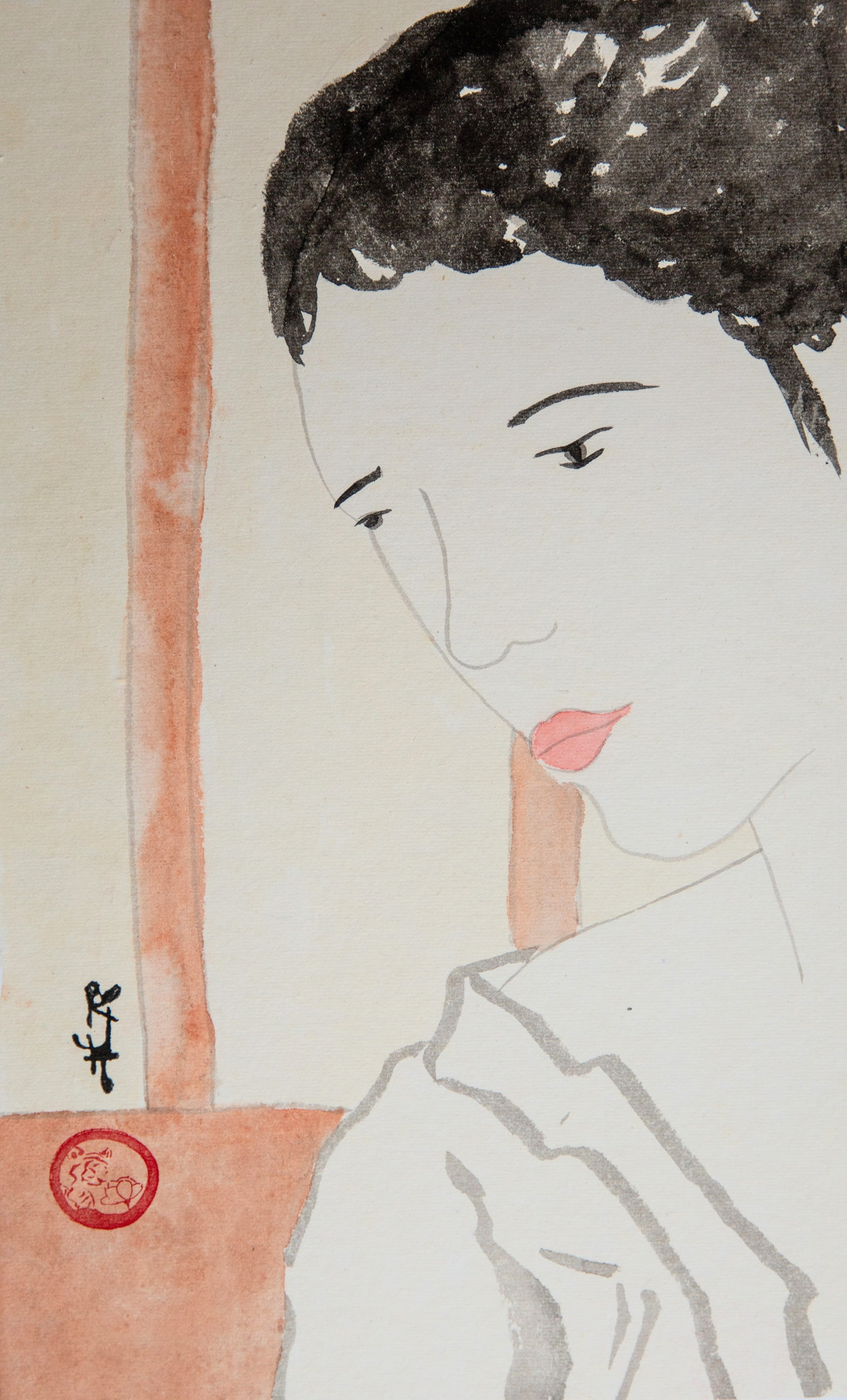 Looking in - £210 (Framed 50x40cm)