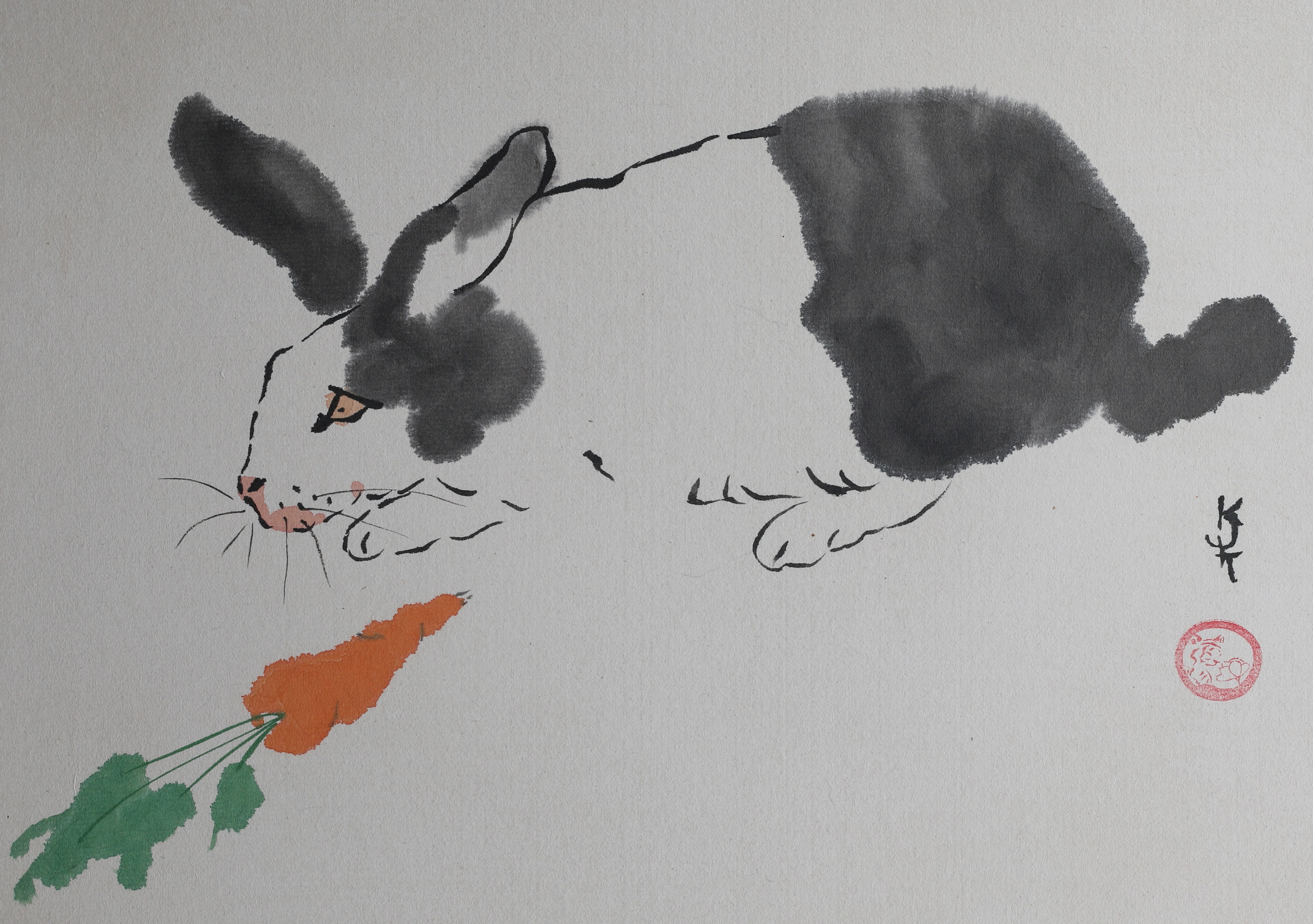 Rabbit - £180 (Framed 53x43cm)