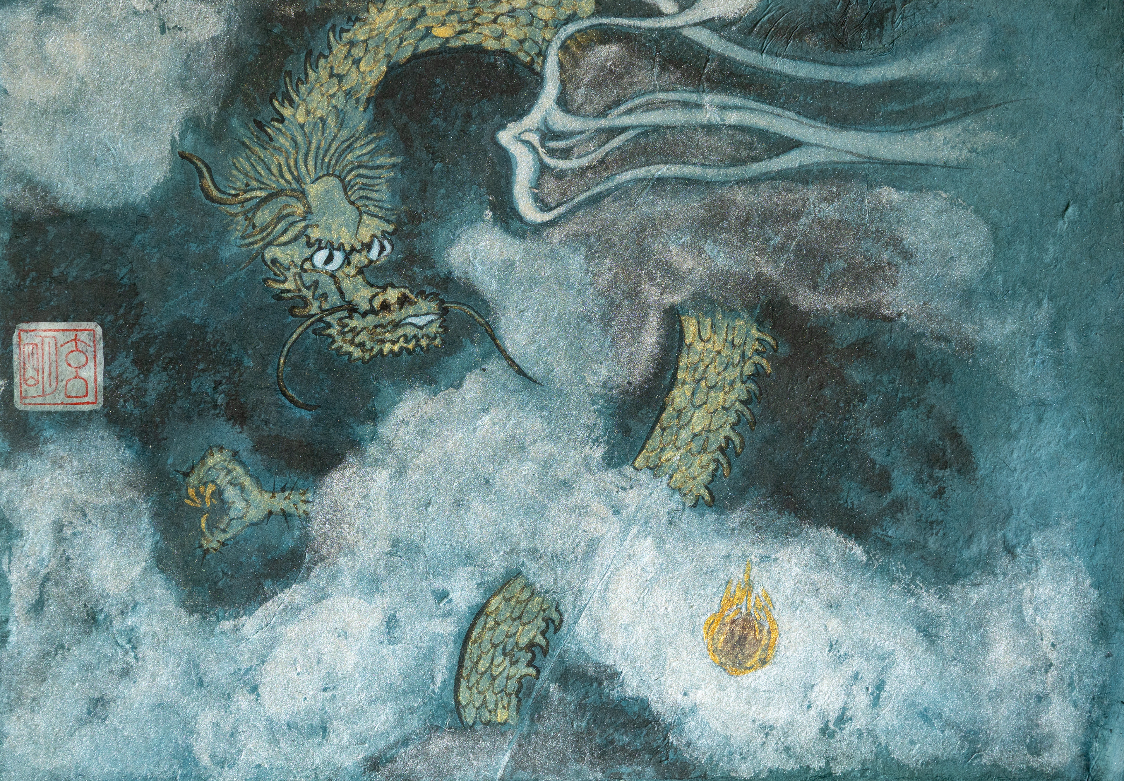Pursuing the Treasure - £350 (Framed 50x40cm)