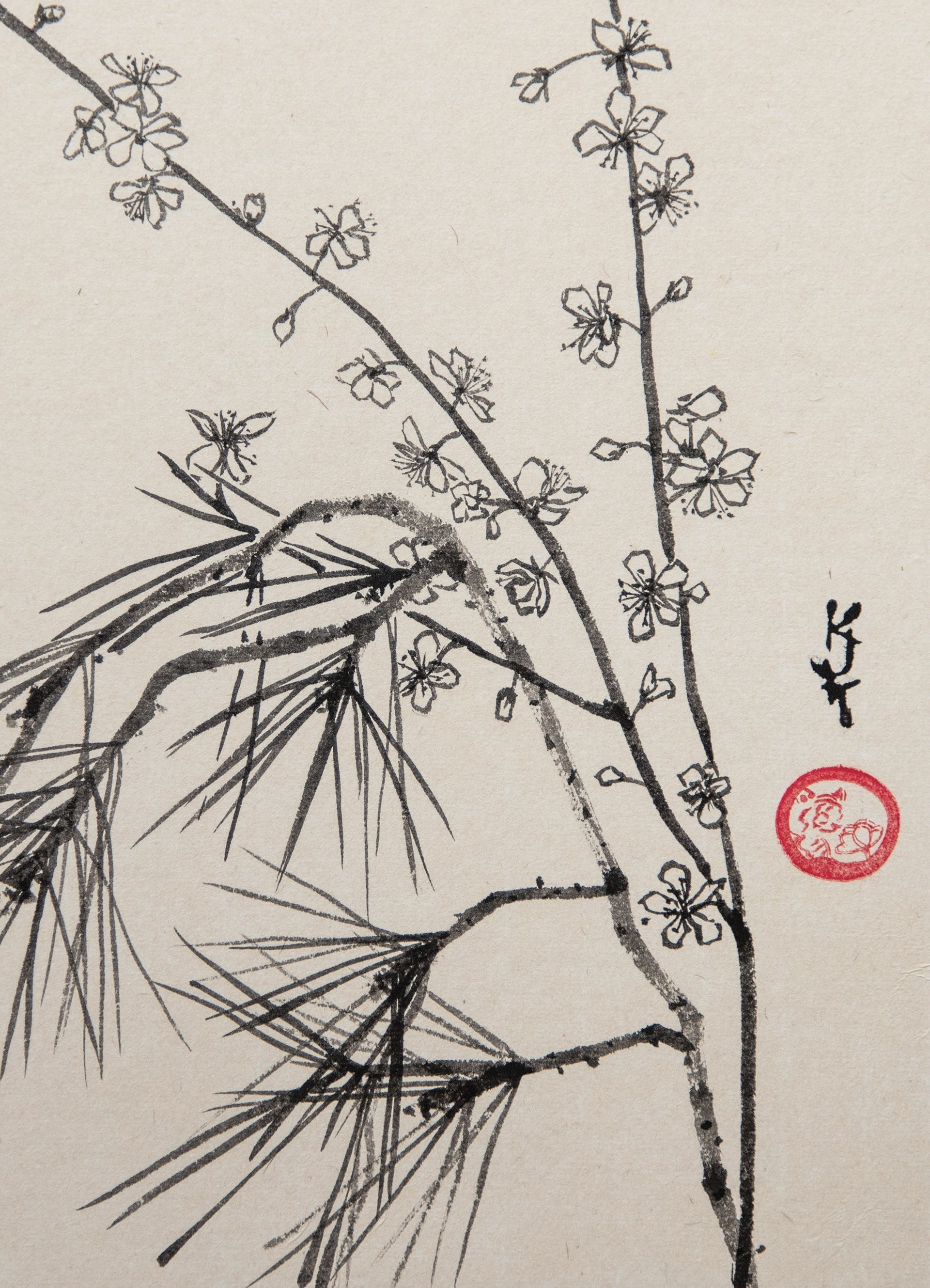 Pine with blossom - sold