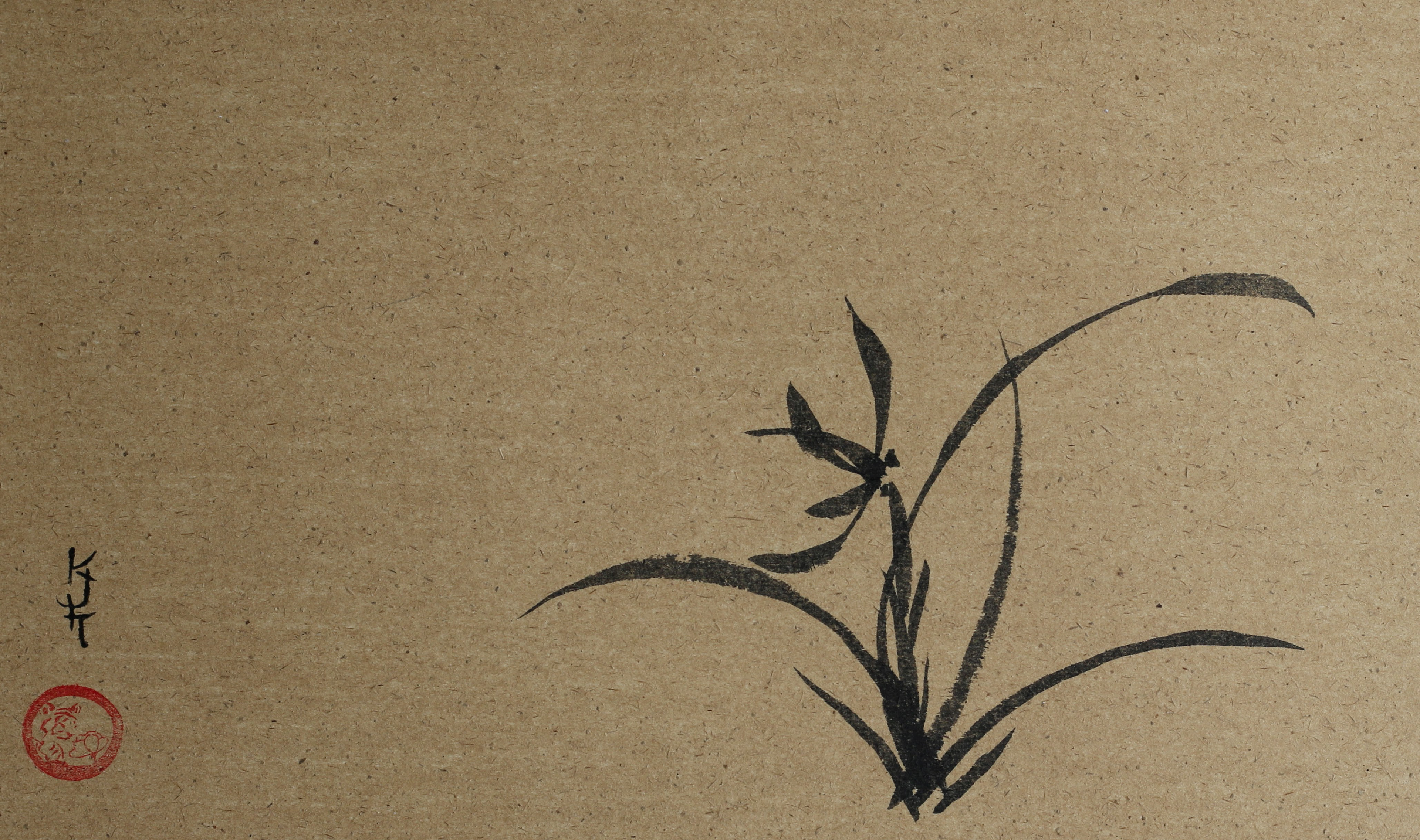 Single orchid 2 - sold