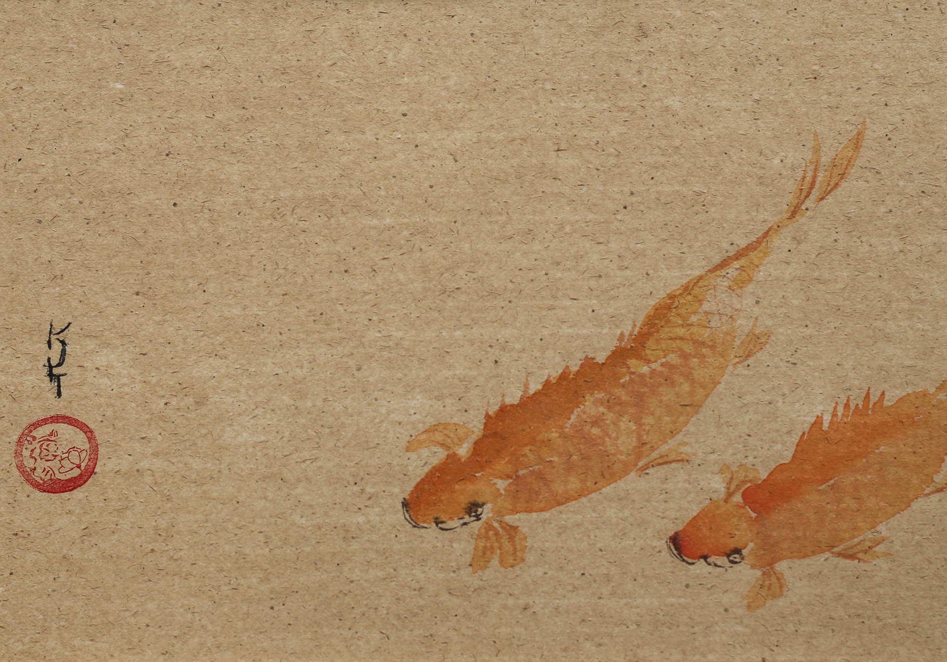 Goldfish - £240 (Framed 40x30cm)