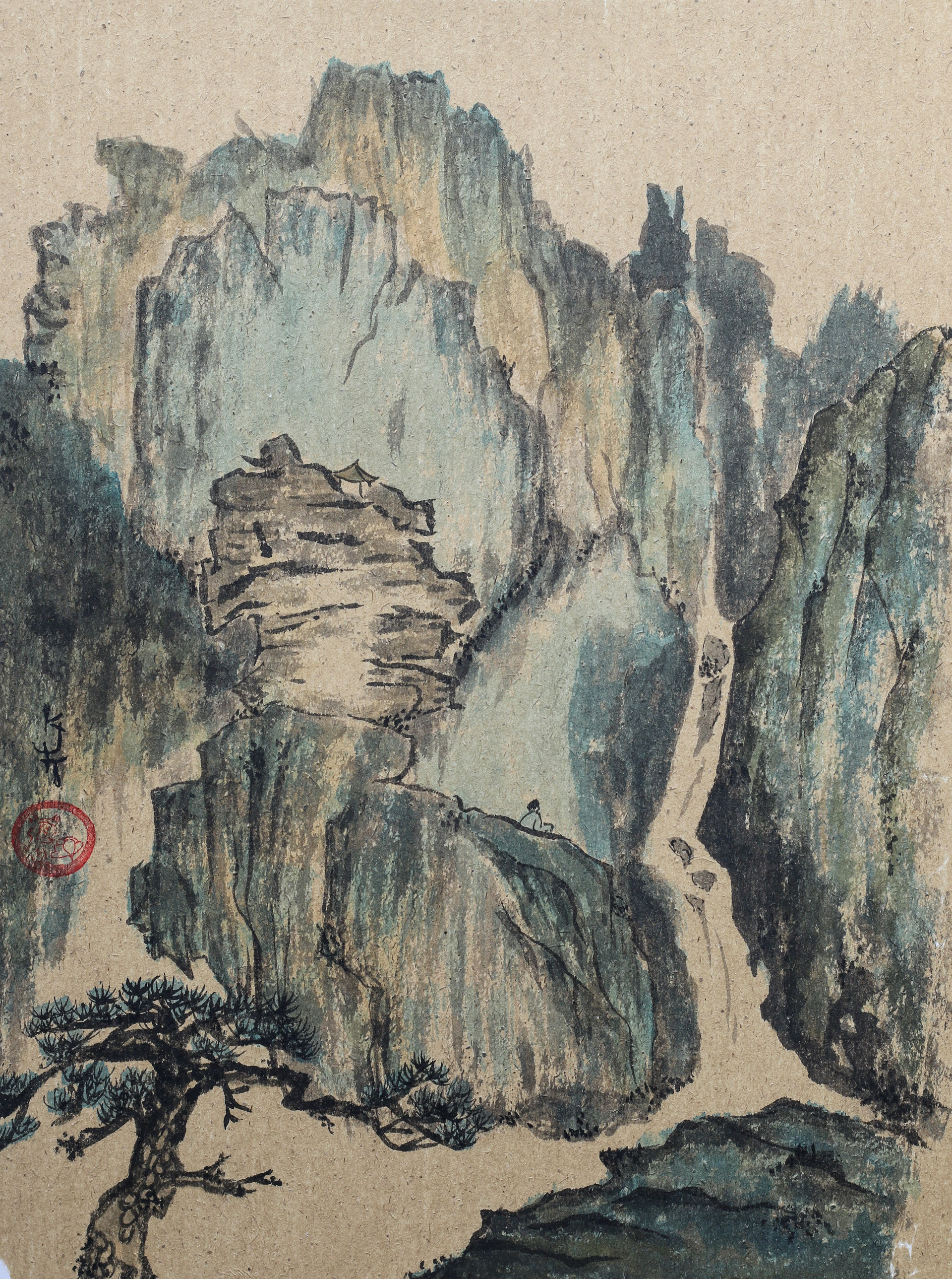 Watching the waterfall - sold