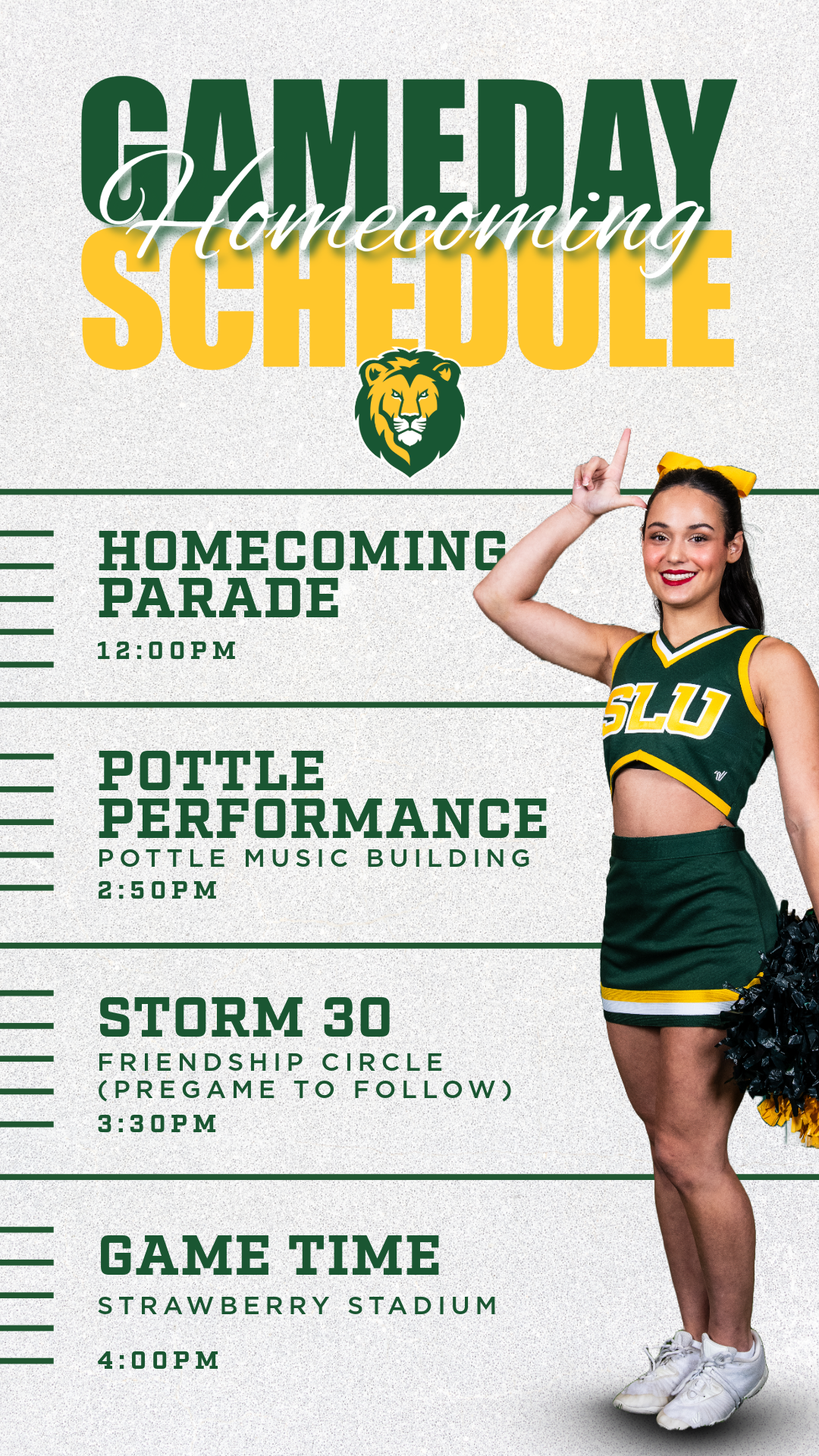 Instagram Story Schedule Graphic