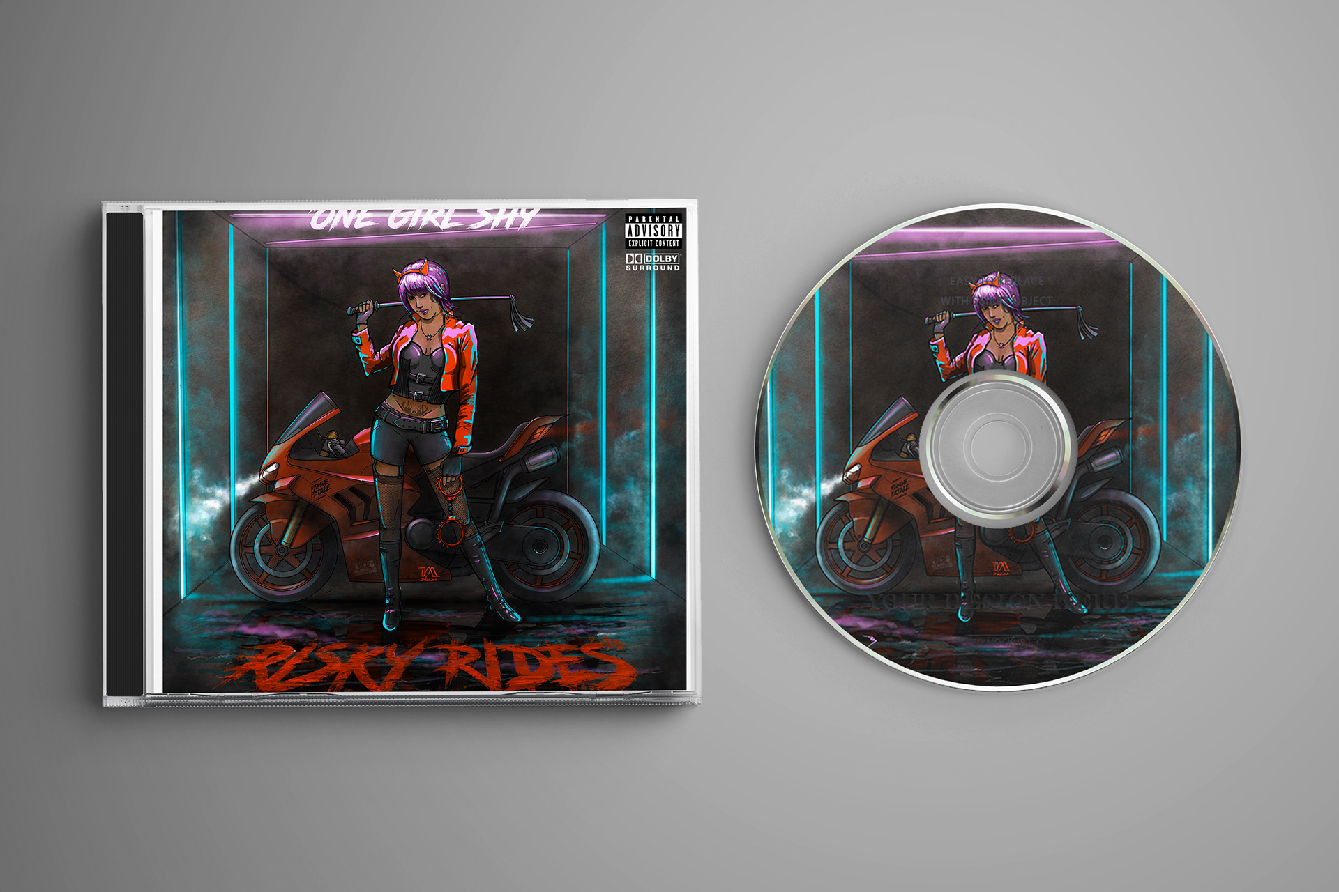 Visualisation Mockup of Album Cover