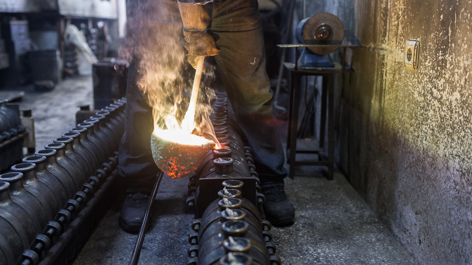 Döküm atölyesi fotoğraf çekimi