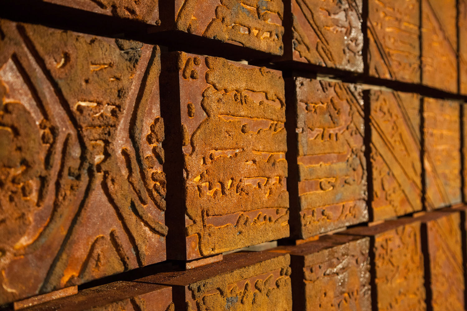 Gönül Nuhoğlu, Italya, Trezzo Sull'adda, Sergi kurulum süreci ve eser fotoğrafları.