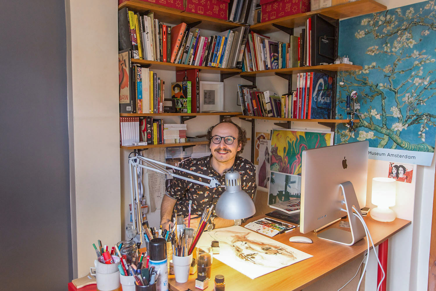 Sedat Girgin, İllüstratör. 