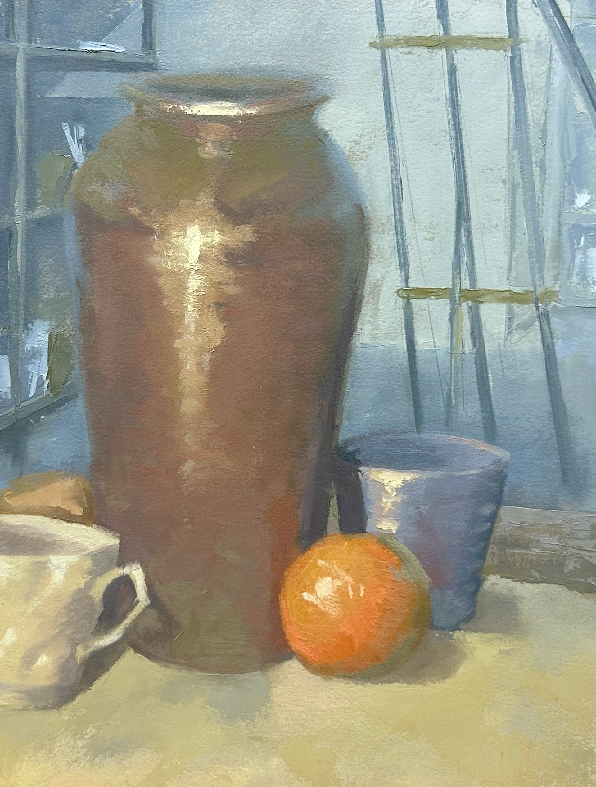 Still Life Demo done for CCC  - Oil on Paper