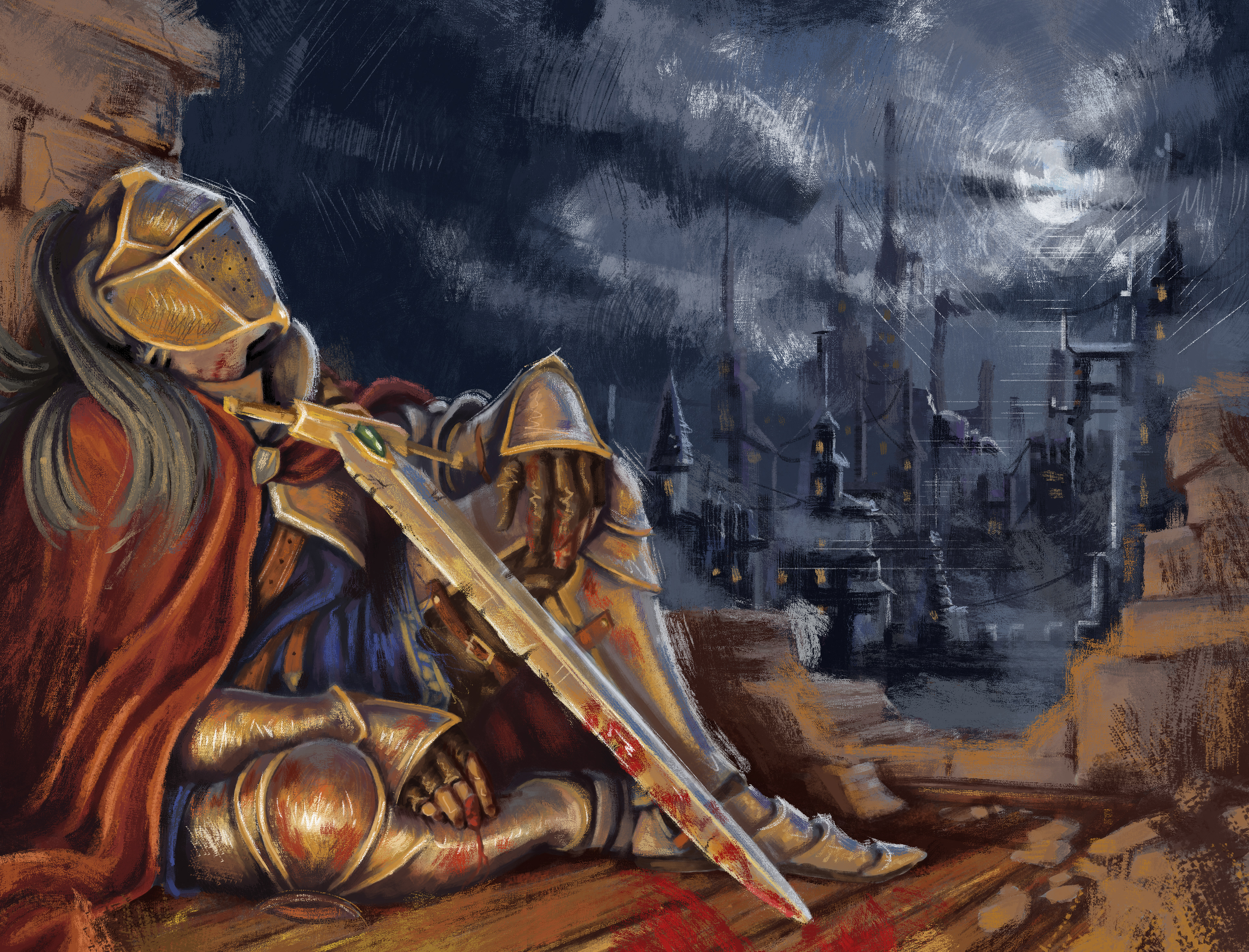 Fallen Warrior: Concept Illustration