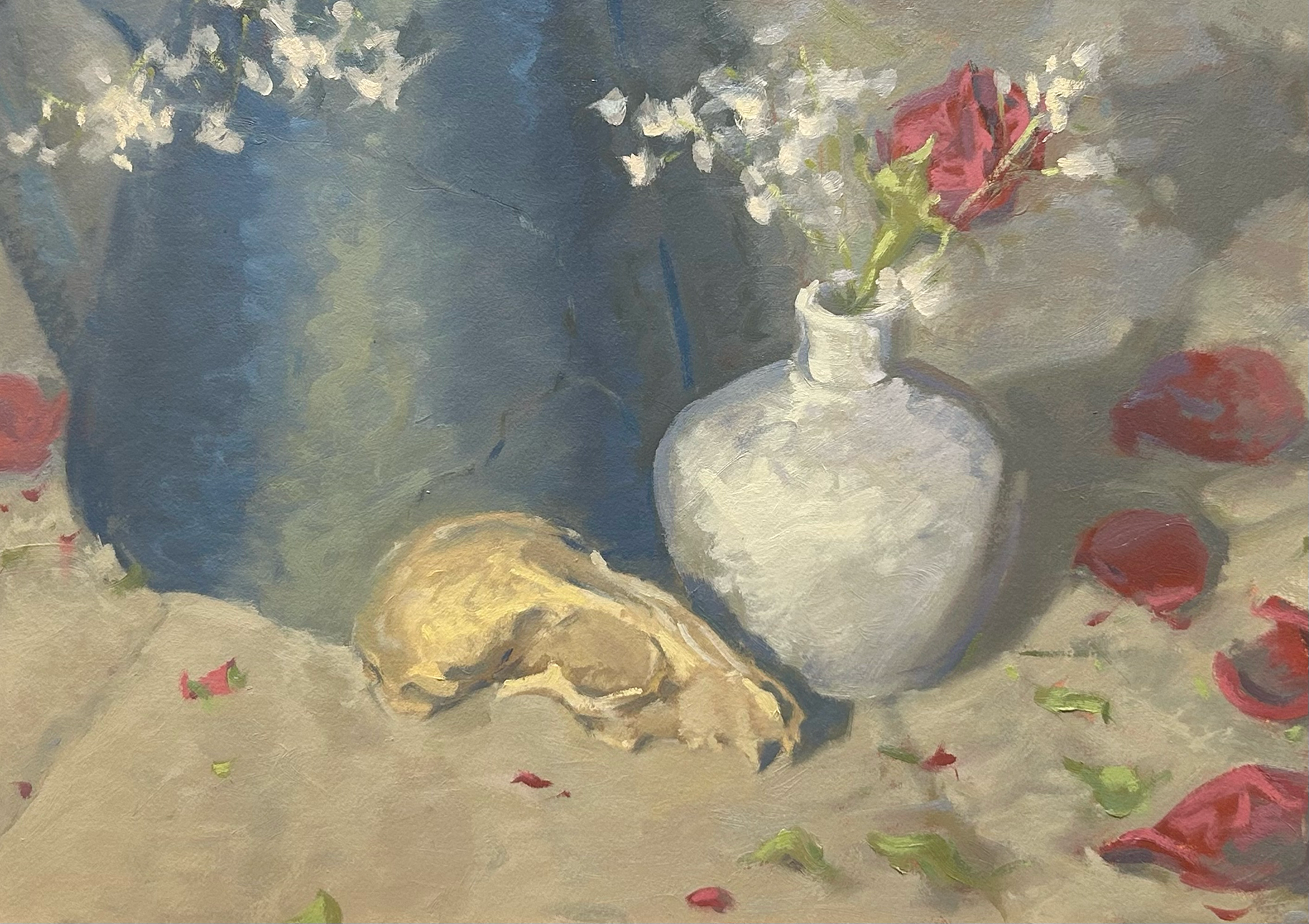 'Memento Mori' - Oil on Paper