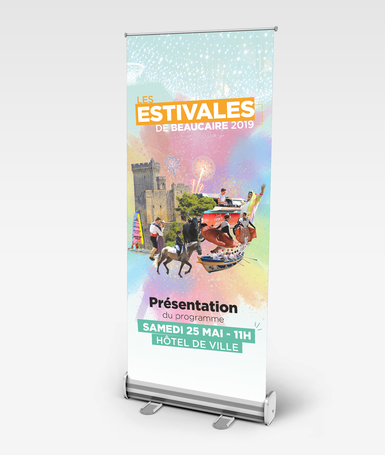 Roll-up, création graphique, Julie Dechelette