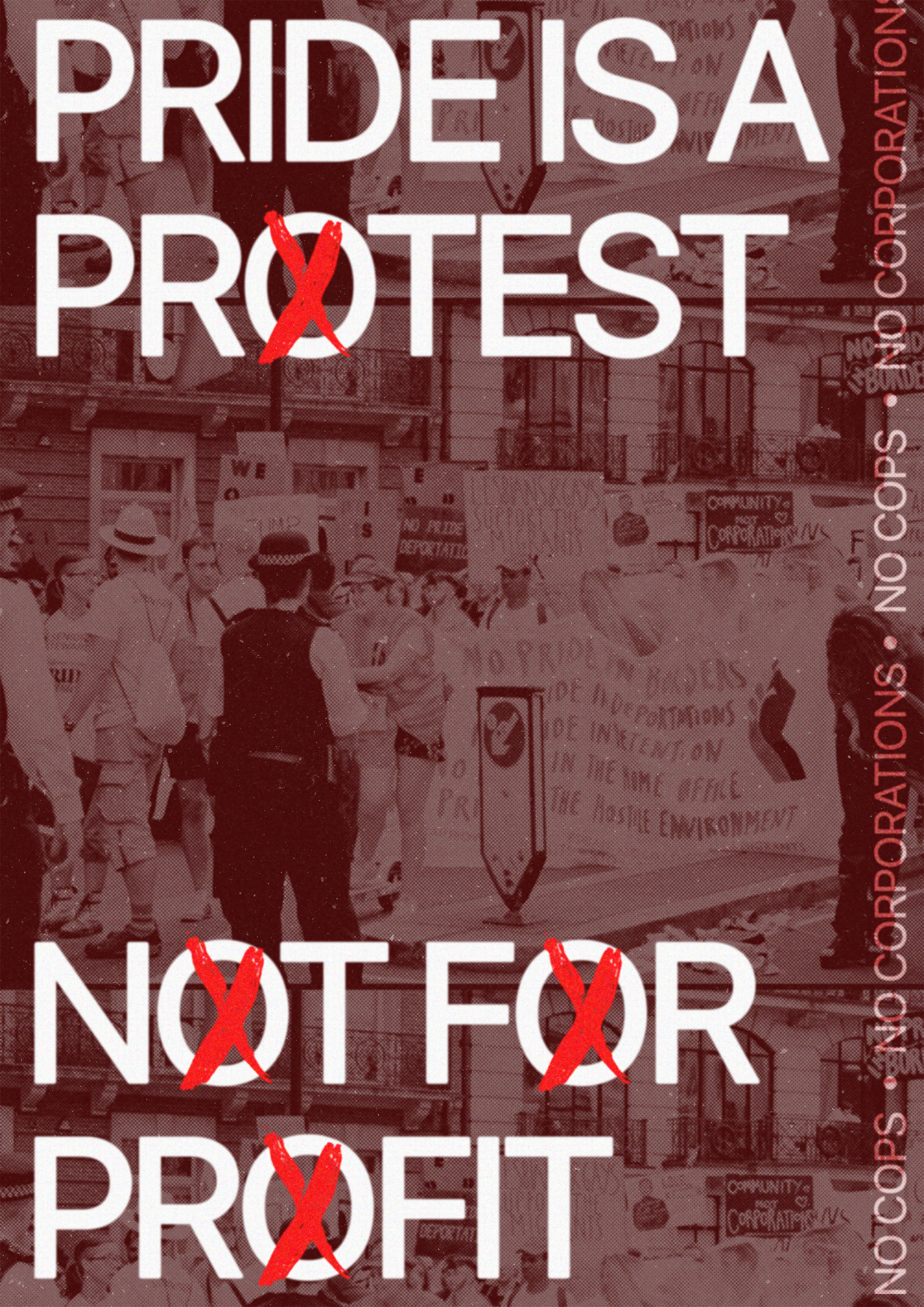 Poster created for Pride 2022 - Exhibited at "Beyond the Flag" for Norwich Pride