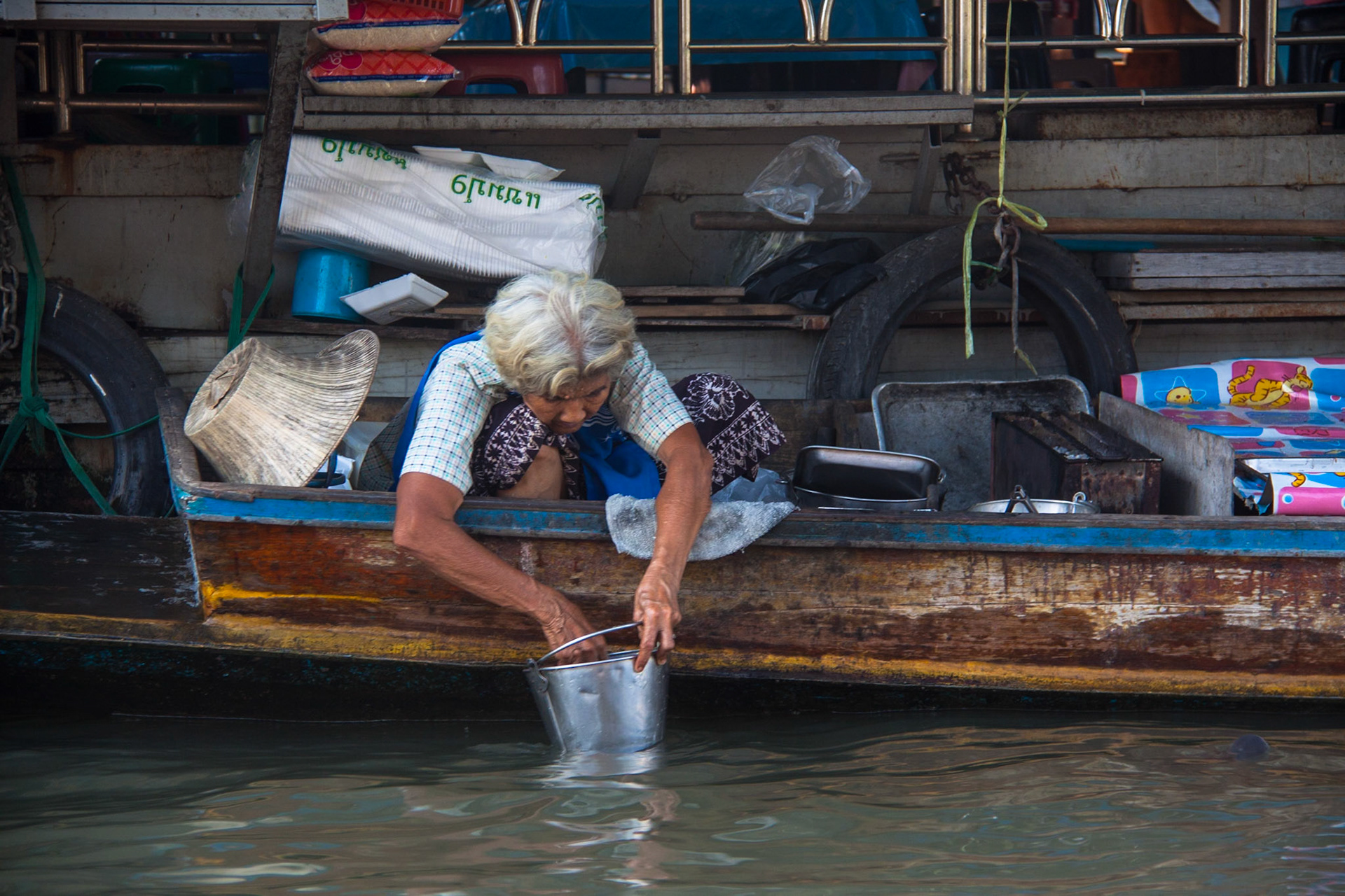 On the Canals of Bangkok, Thailand