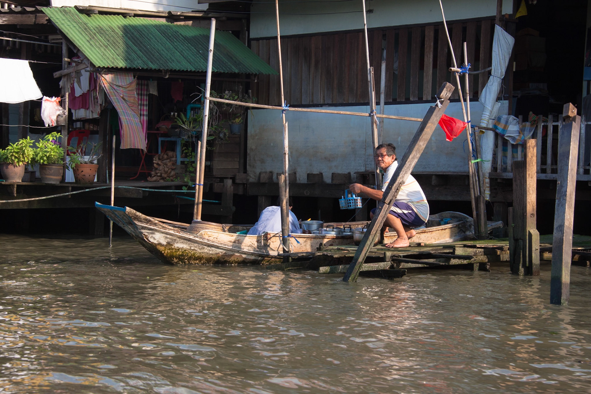 On the Canals of Bangkok, Thailand