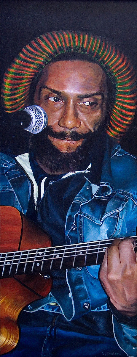 H.R. (Acrylic On Board)